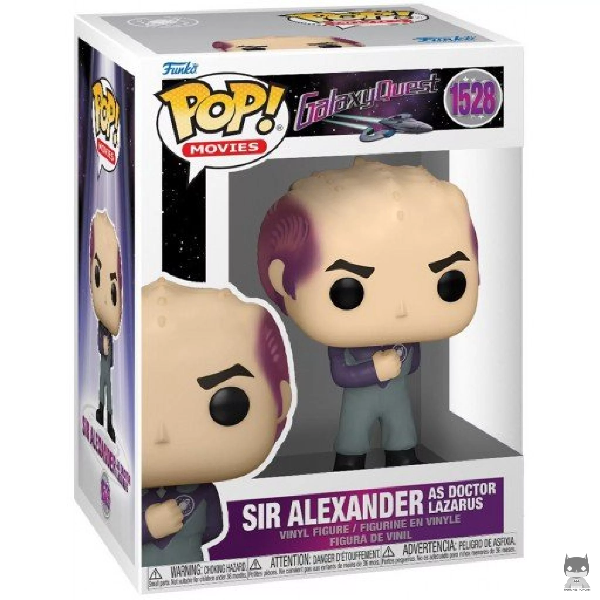 Figurine Funko POP Alexander Dane en Professeur Lazarus avec boîte