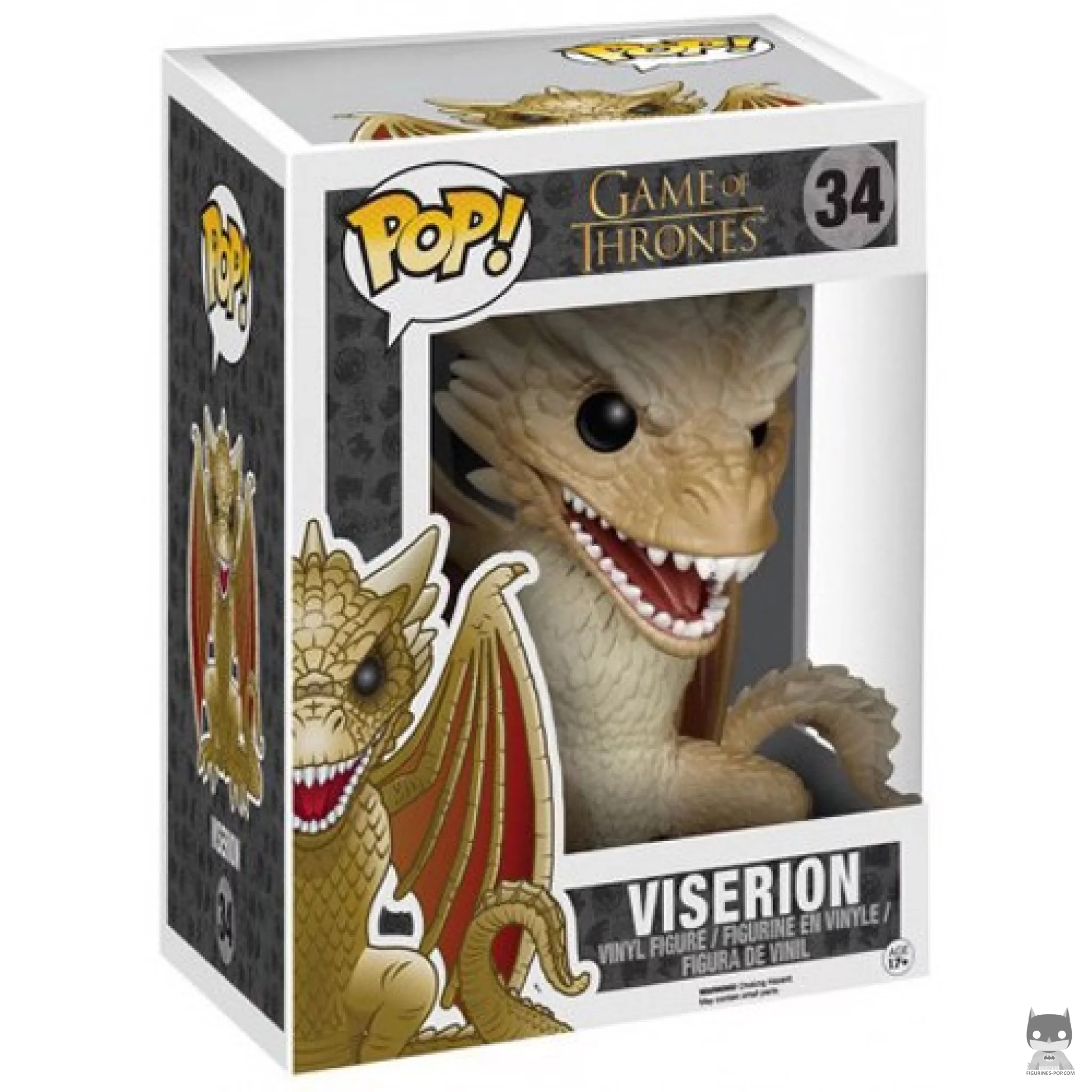 Figurine Funko POP Viserion (Supersized) avec boîte