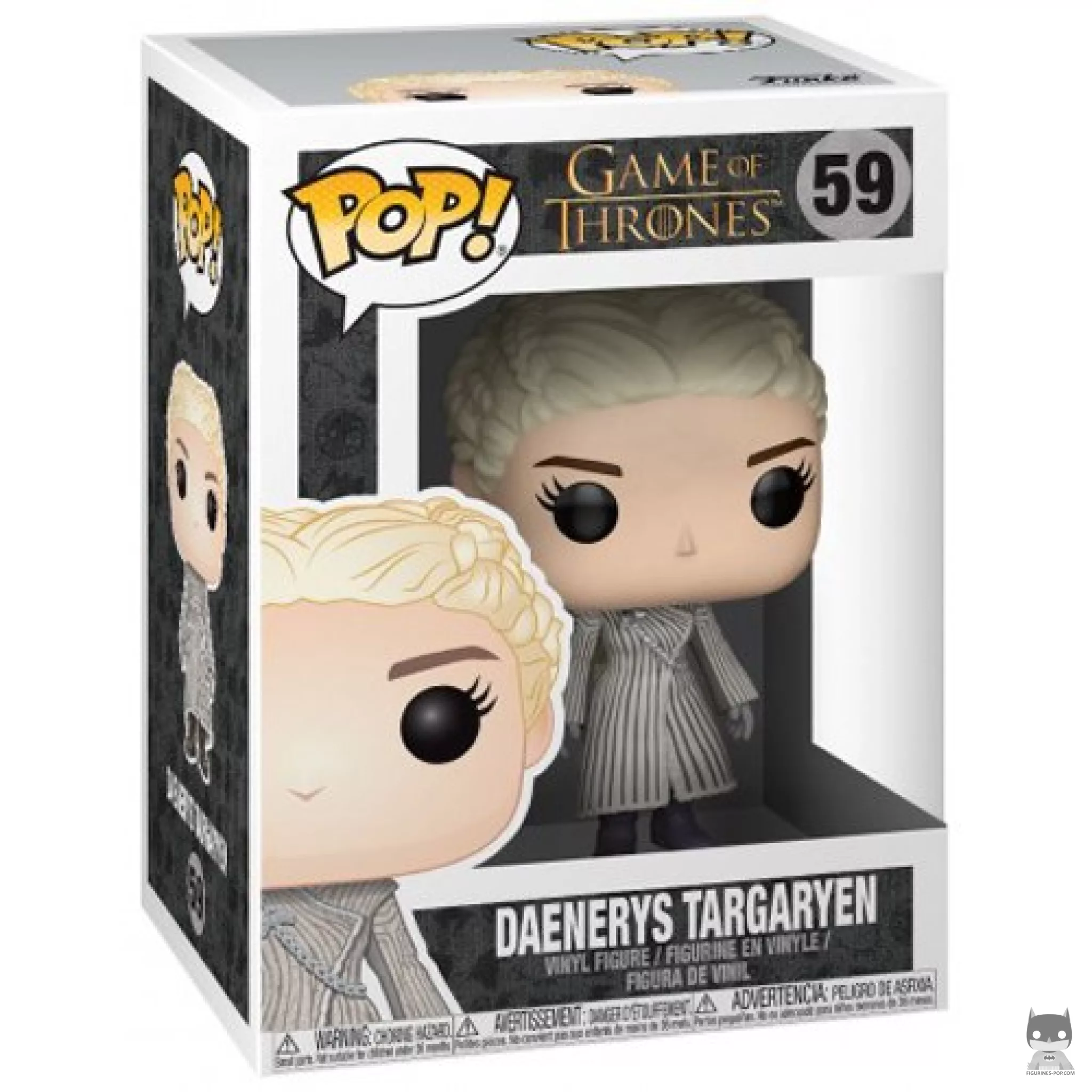 Figurine Funko POP Daenerys Targaryen (avec manteau blanc) avec boîte