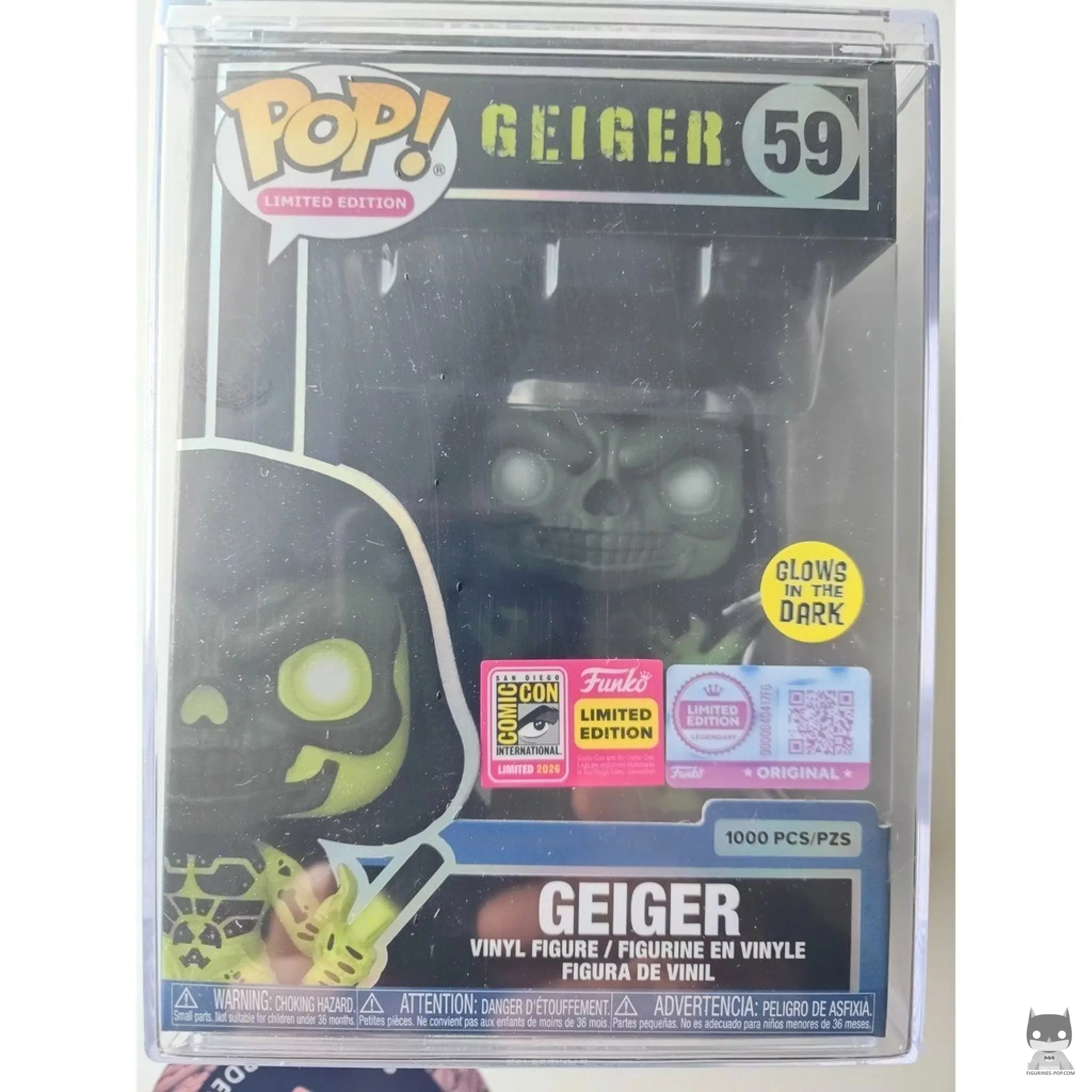 Figurine Funko POP Geiger (Glow in the Dark) avec boîte