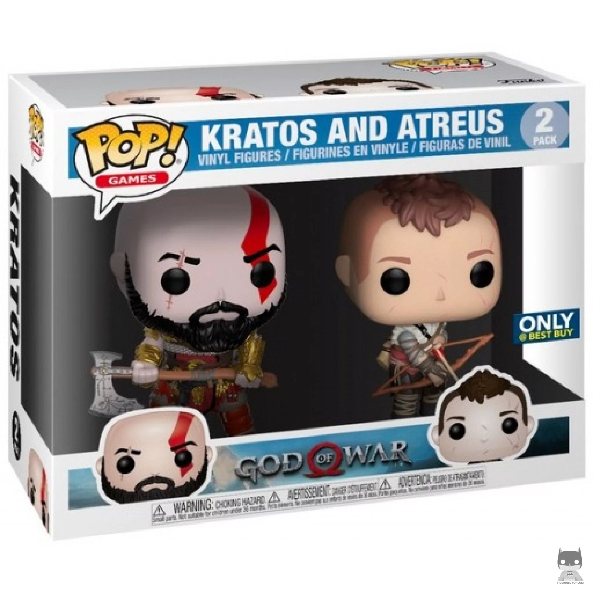 Figurine Funko POP Kratos & Atreus avec boîte