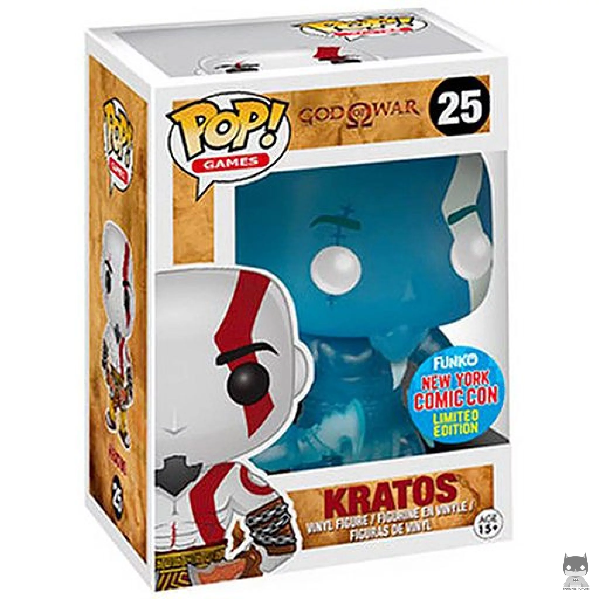Figurine Funko POP Kratos (Bleu) avec boîte