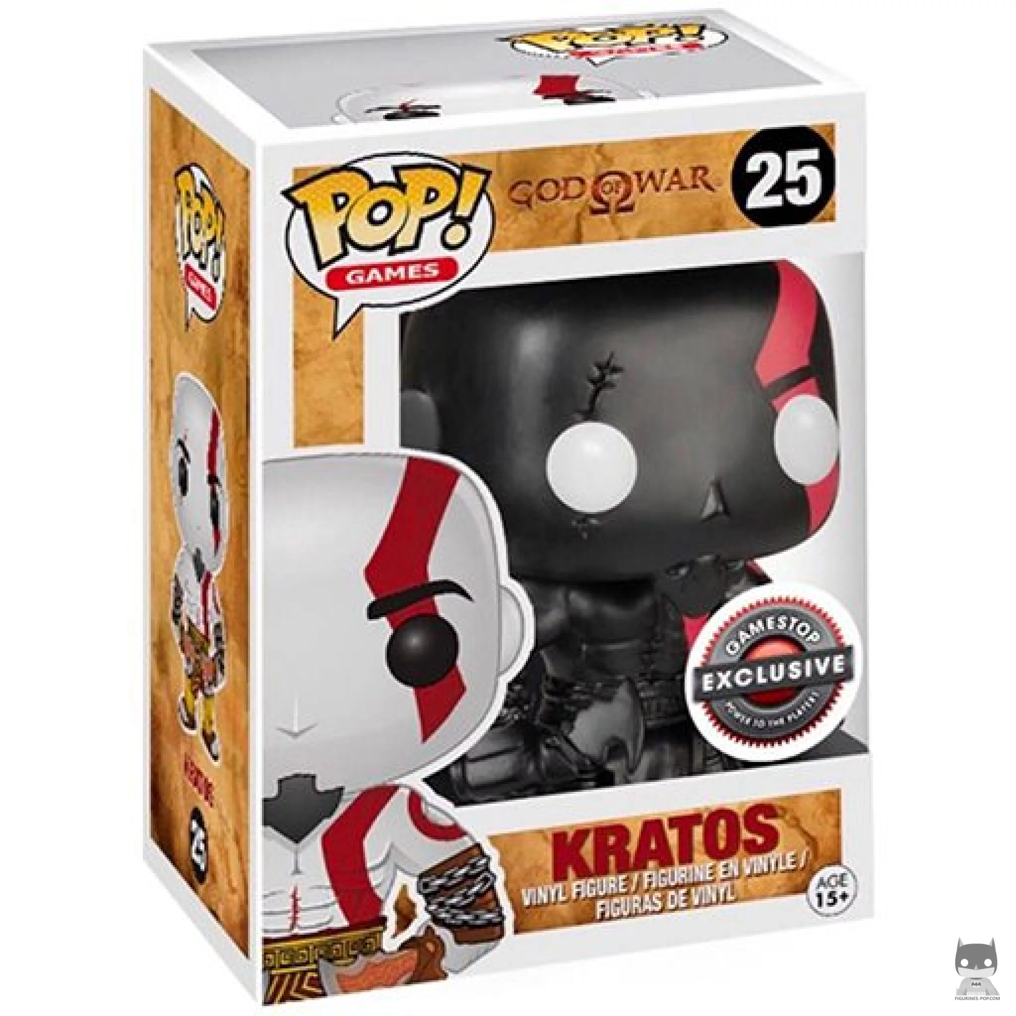 Figurine Funko POP Kratos (Noir) avec boîte