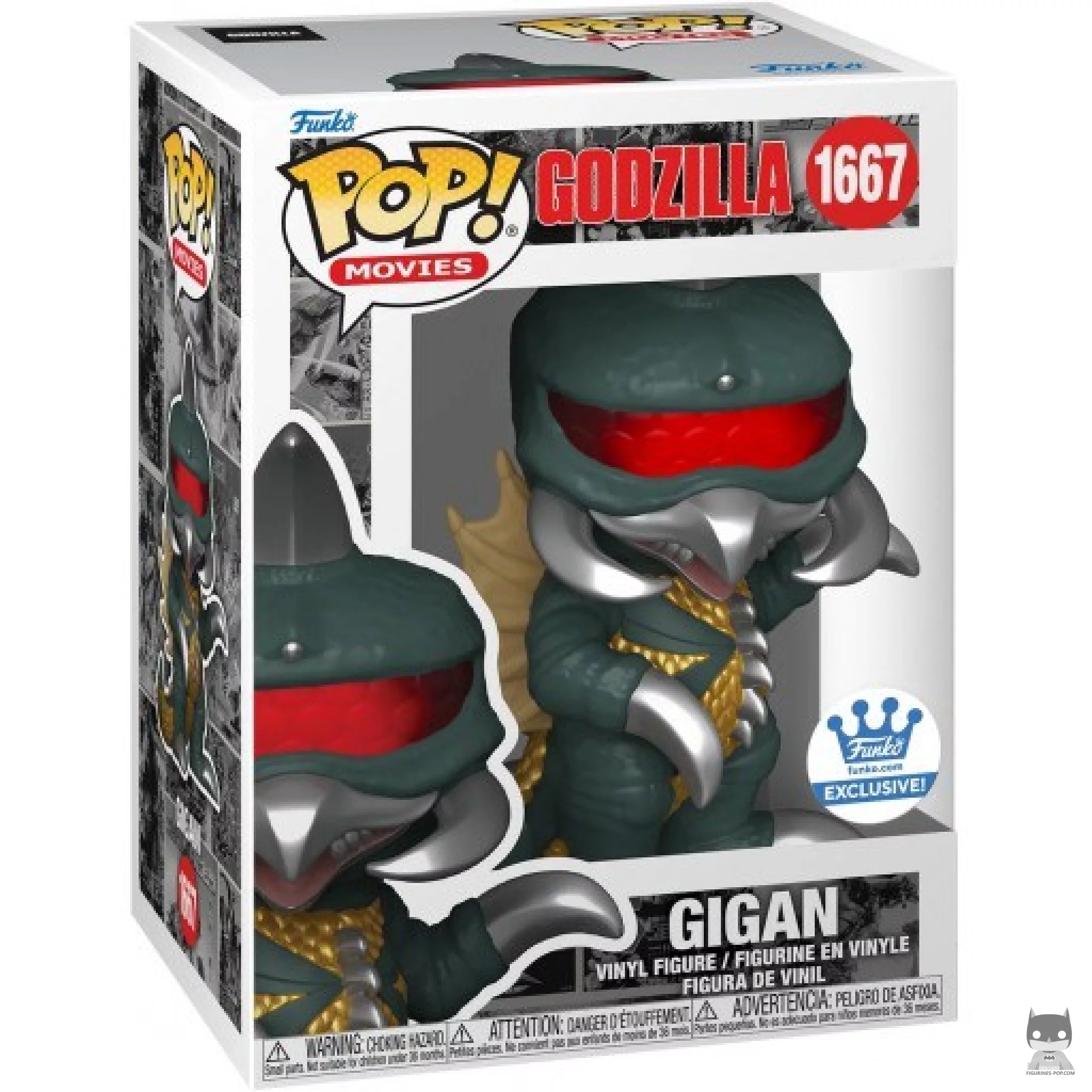 Figurine Funko POP Gigan avec boîte
