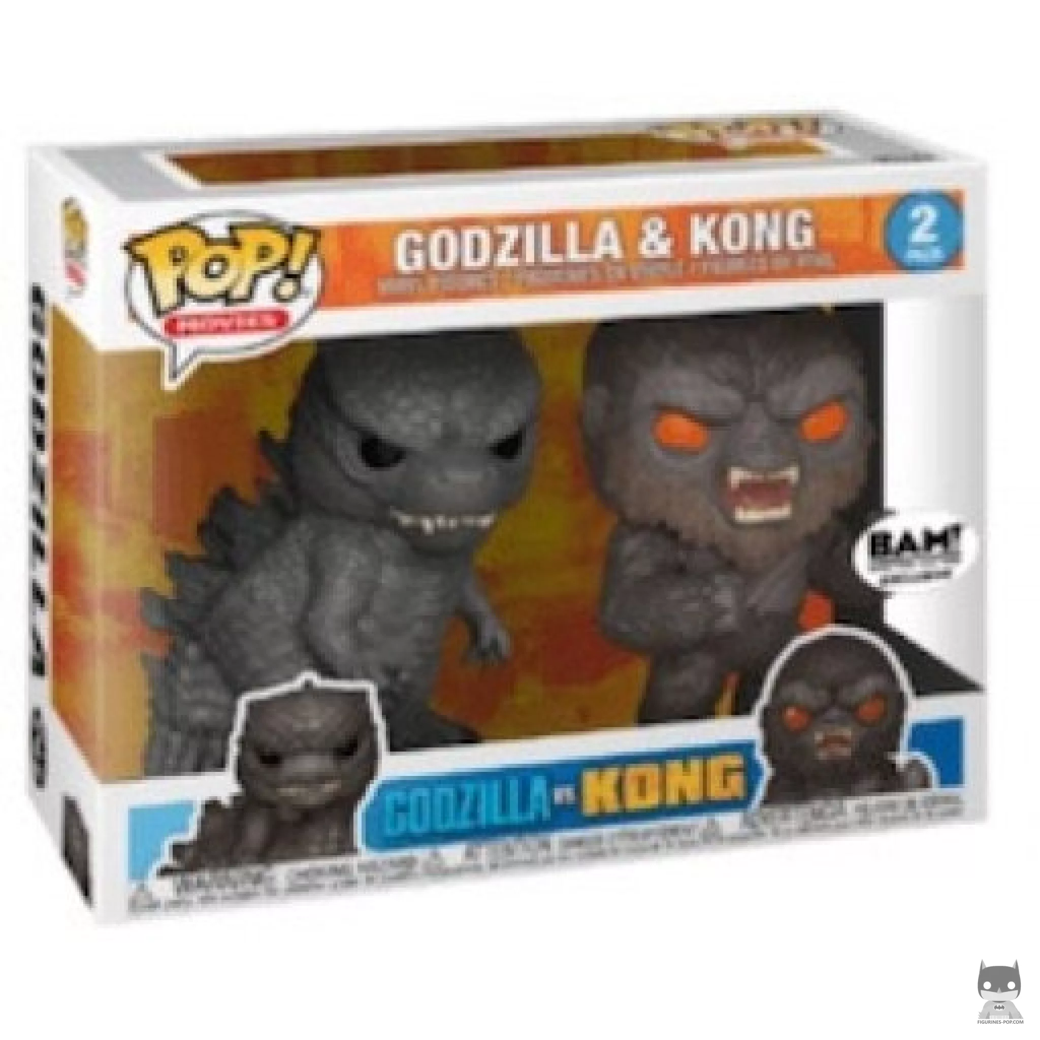 Figurine Funko POP Godzilla & Kong avec boîte