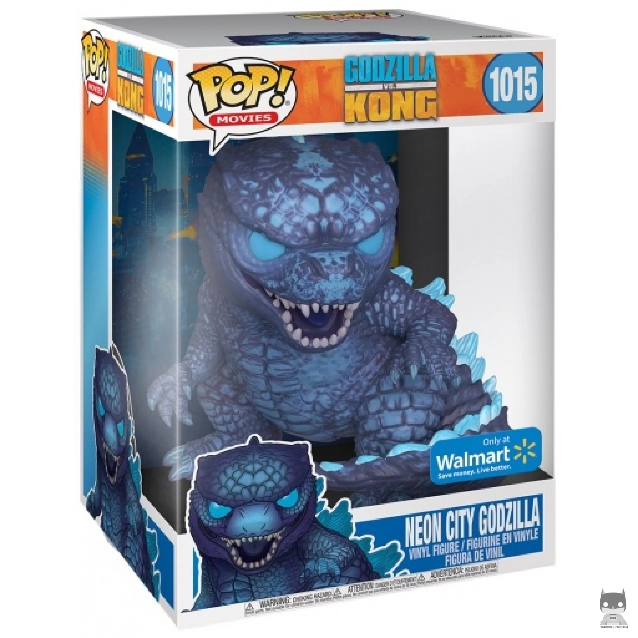 Figurine Funko POP Godzilla Néons de la Ville (Supersized) avec boîte