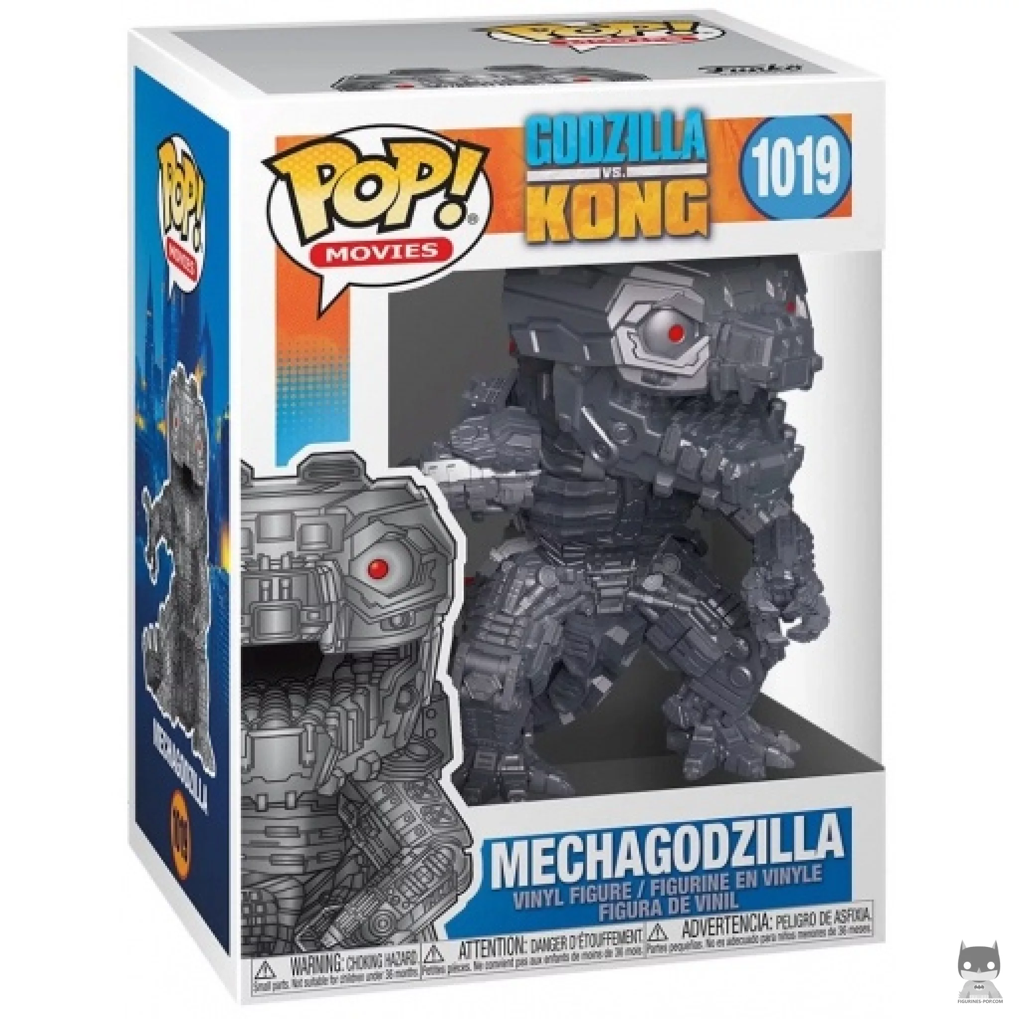 Figurine Funko POP MechaGodzilla (Metallic) avec boîte