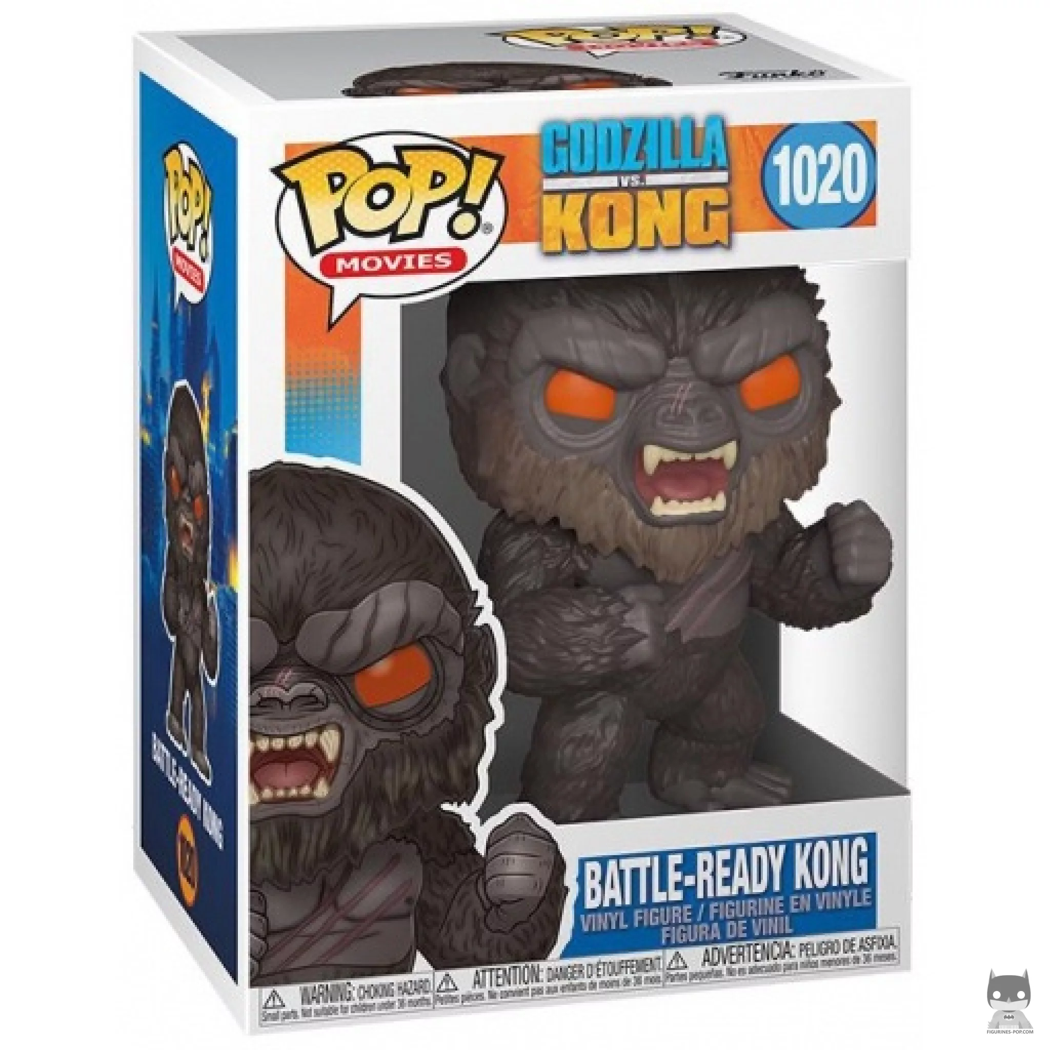 Figurine Funko POP Kong prêt au Combat avec boîte