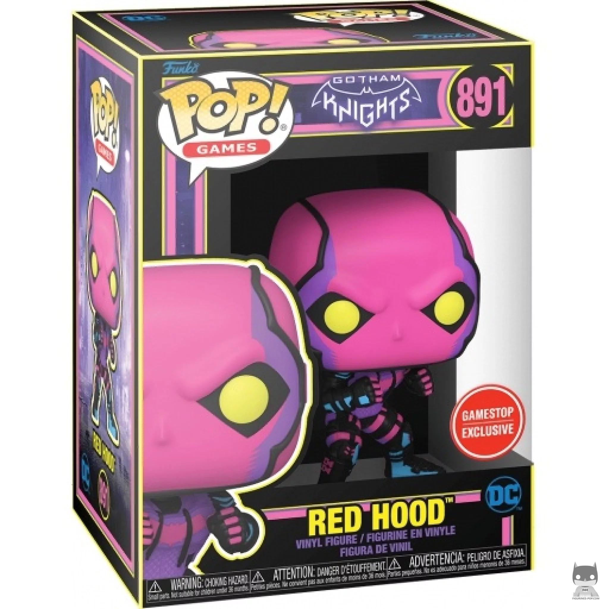 Figurine Funko POP Red Hood (Blacklight) avec boîte