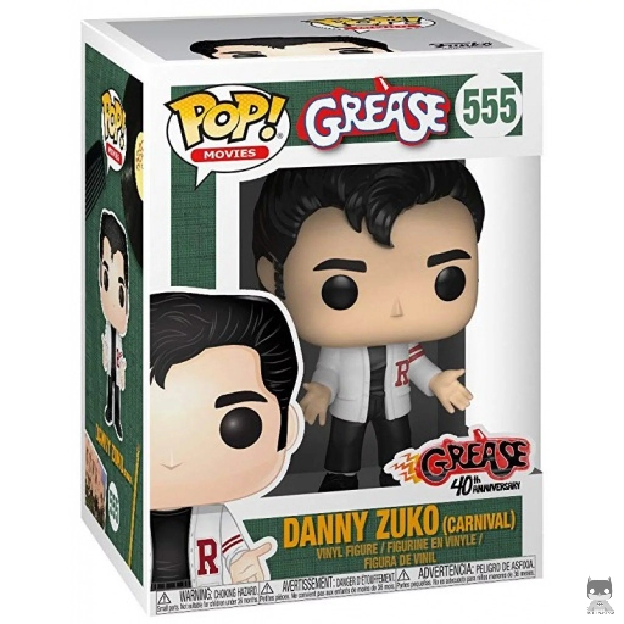 Figurine Funko POP Danny Zuko avec Veste avec boîte