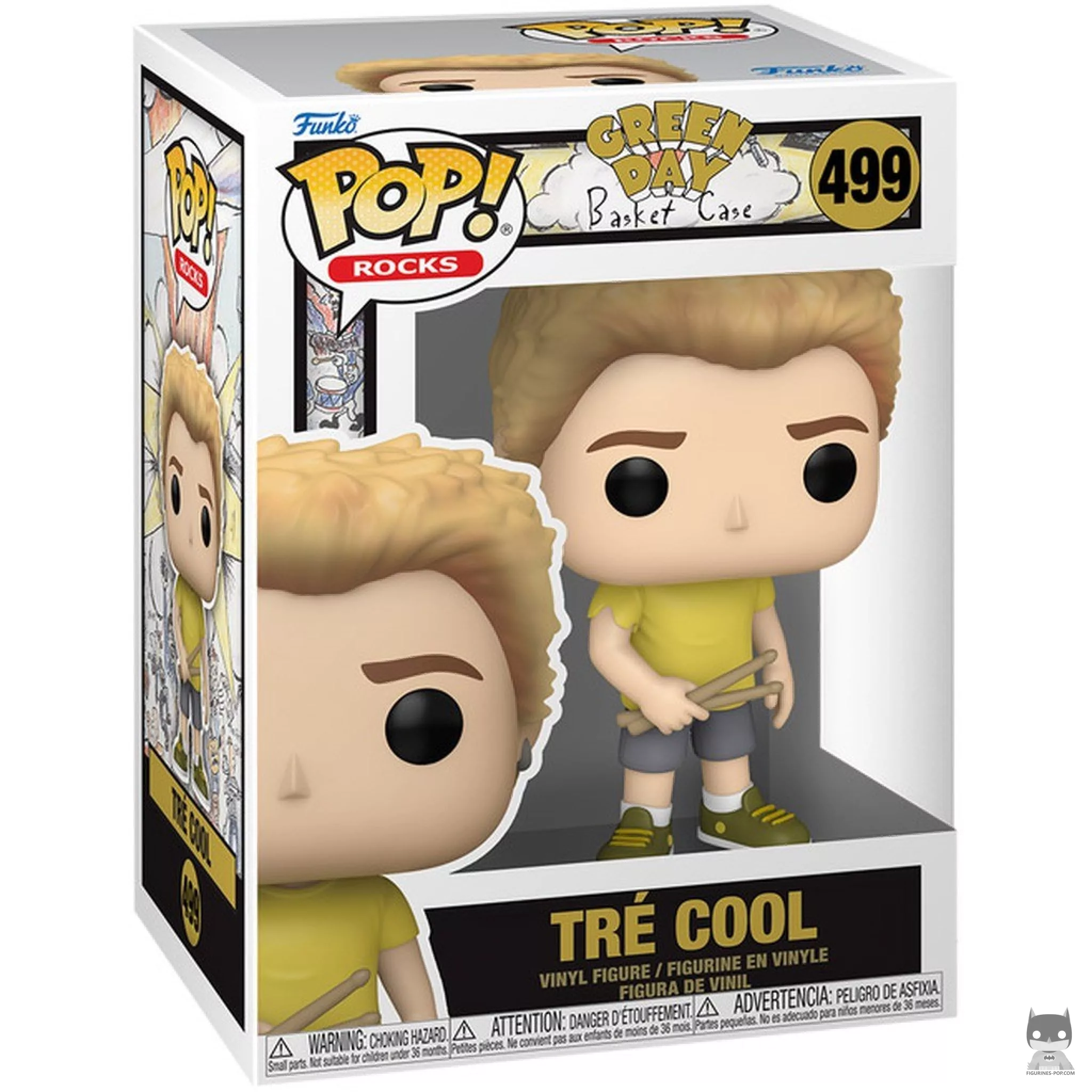Figurine Funko POP Tré Cool (Basket Case) avec boîte