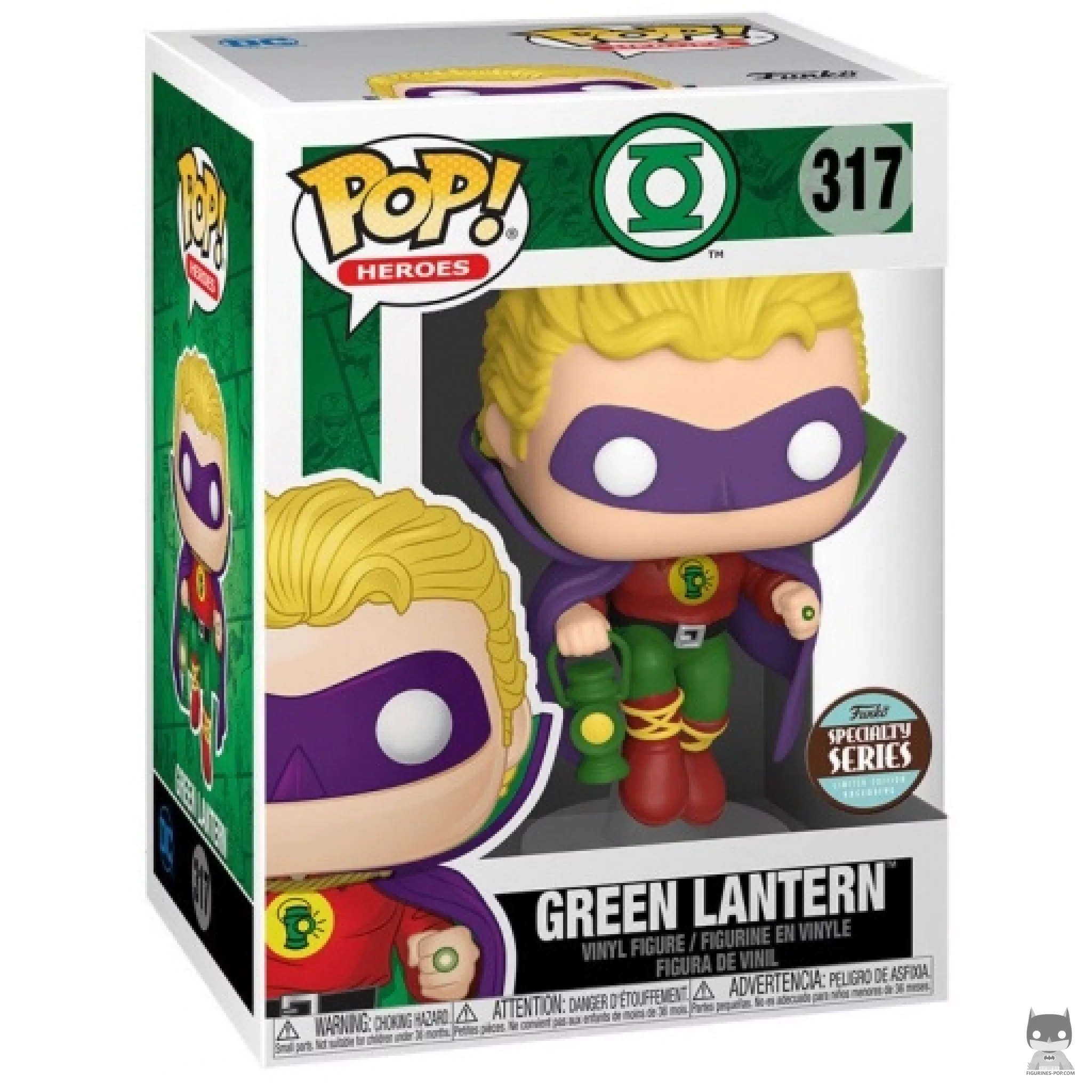 Figurine Funko POP Green Lantern (Alan Scott) avec boîte