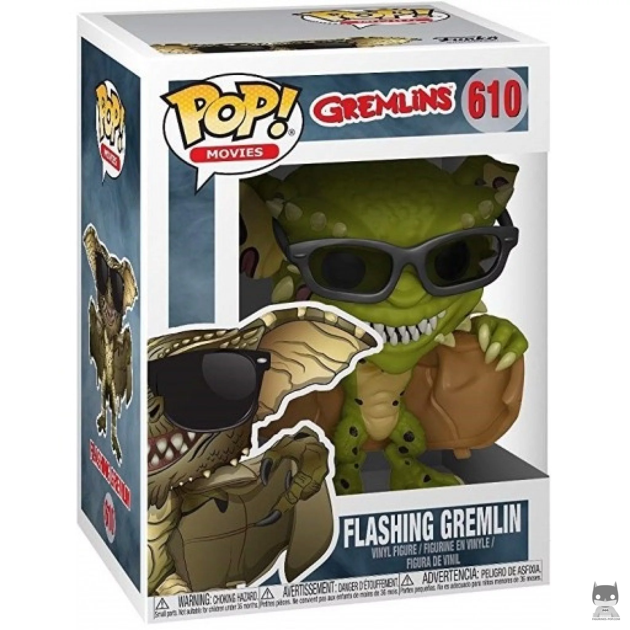 Figurine Funko POP Gremlin se découvrant avec boîte