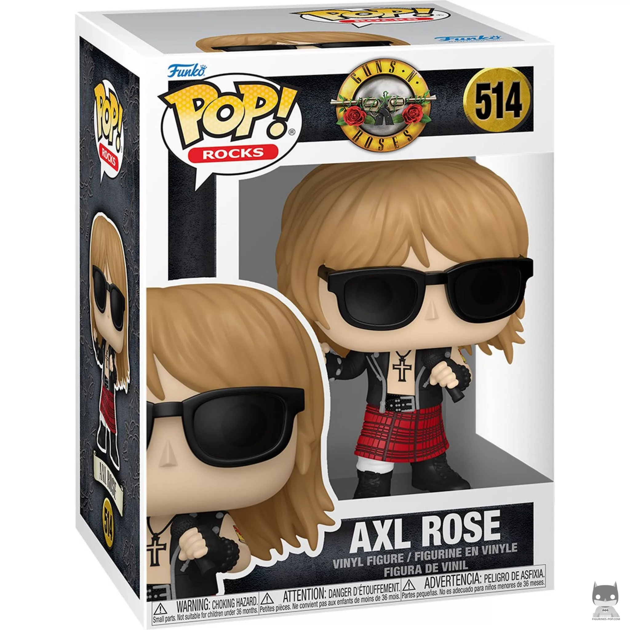 Figurine Funko POP Axl Rose (Live and Let Die) avec boîte