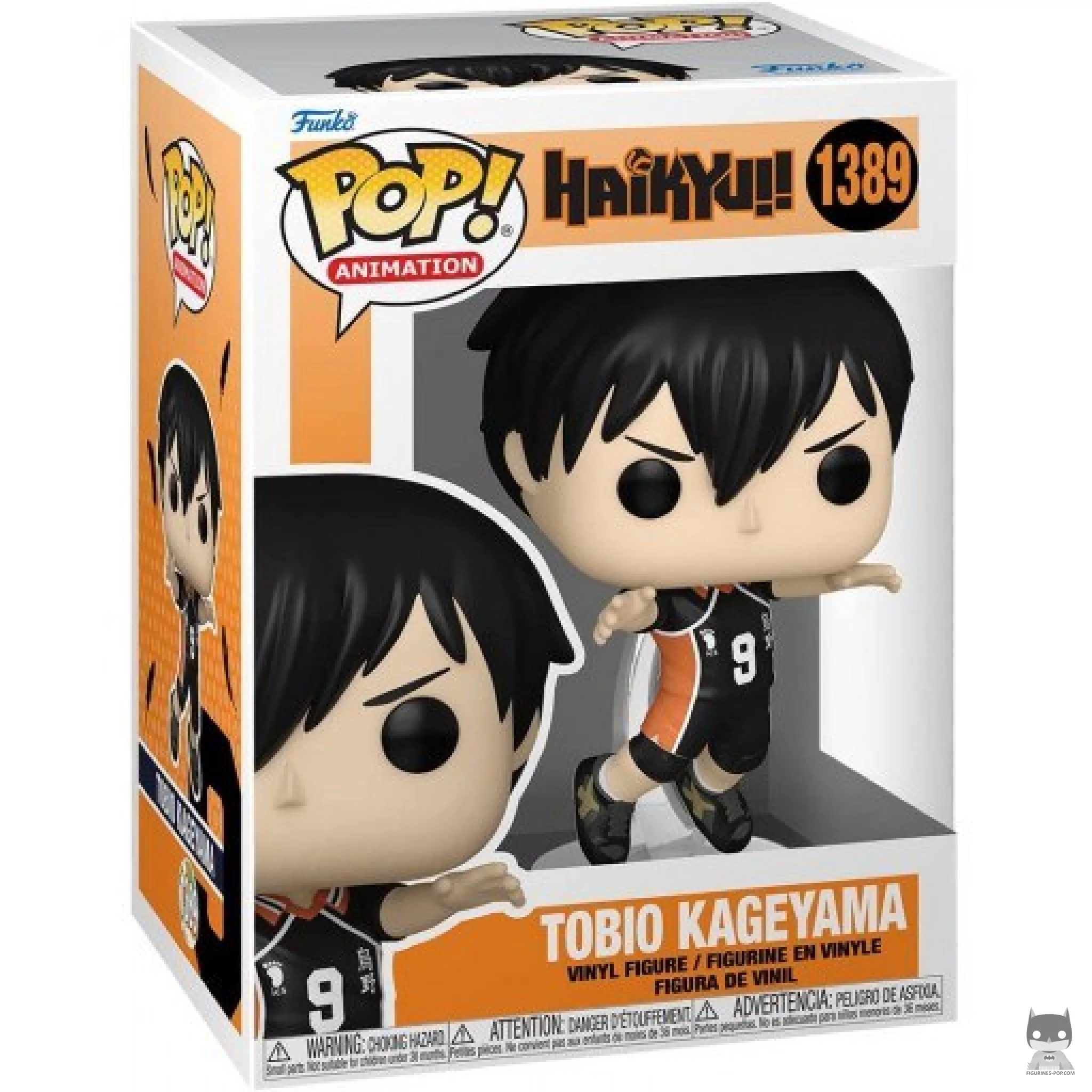 Figurine Funko POP Tobio Kageyama avec boîte