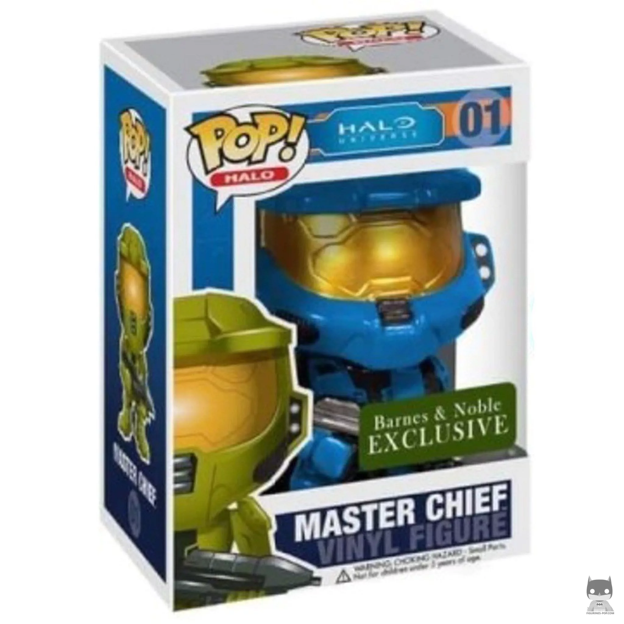 Figurine Funko POP Master Chief (Bleu) avec boîte