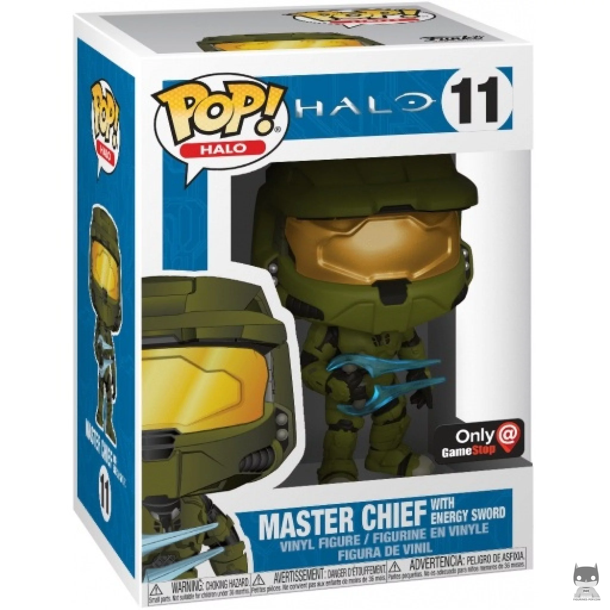 Figurine Funko POP Master Chief avec Epée d'Energie avec boîte