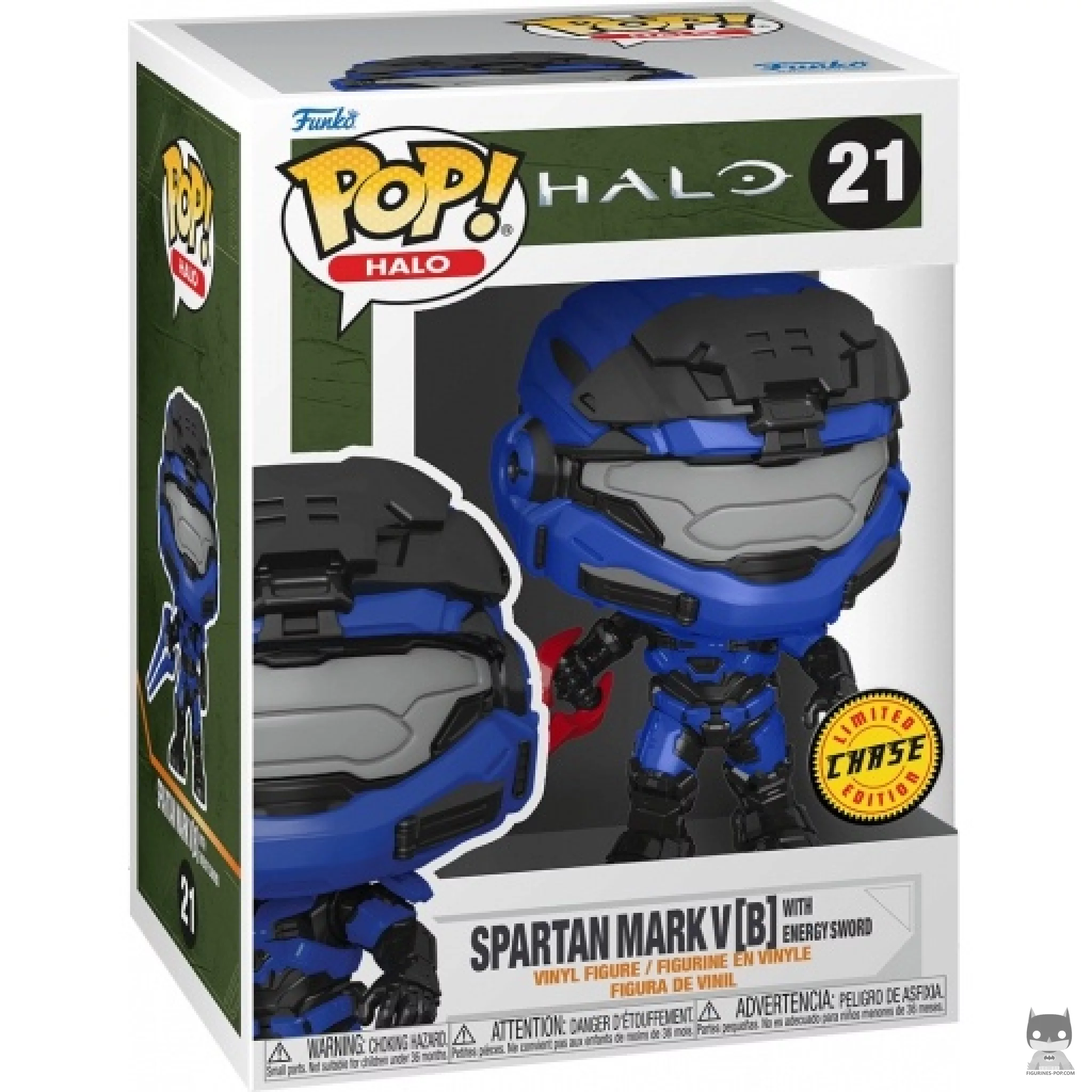 Figurine Funko POP Spartan Mark V (B) avec Epée d'Energie avec boîte