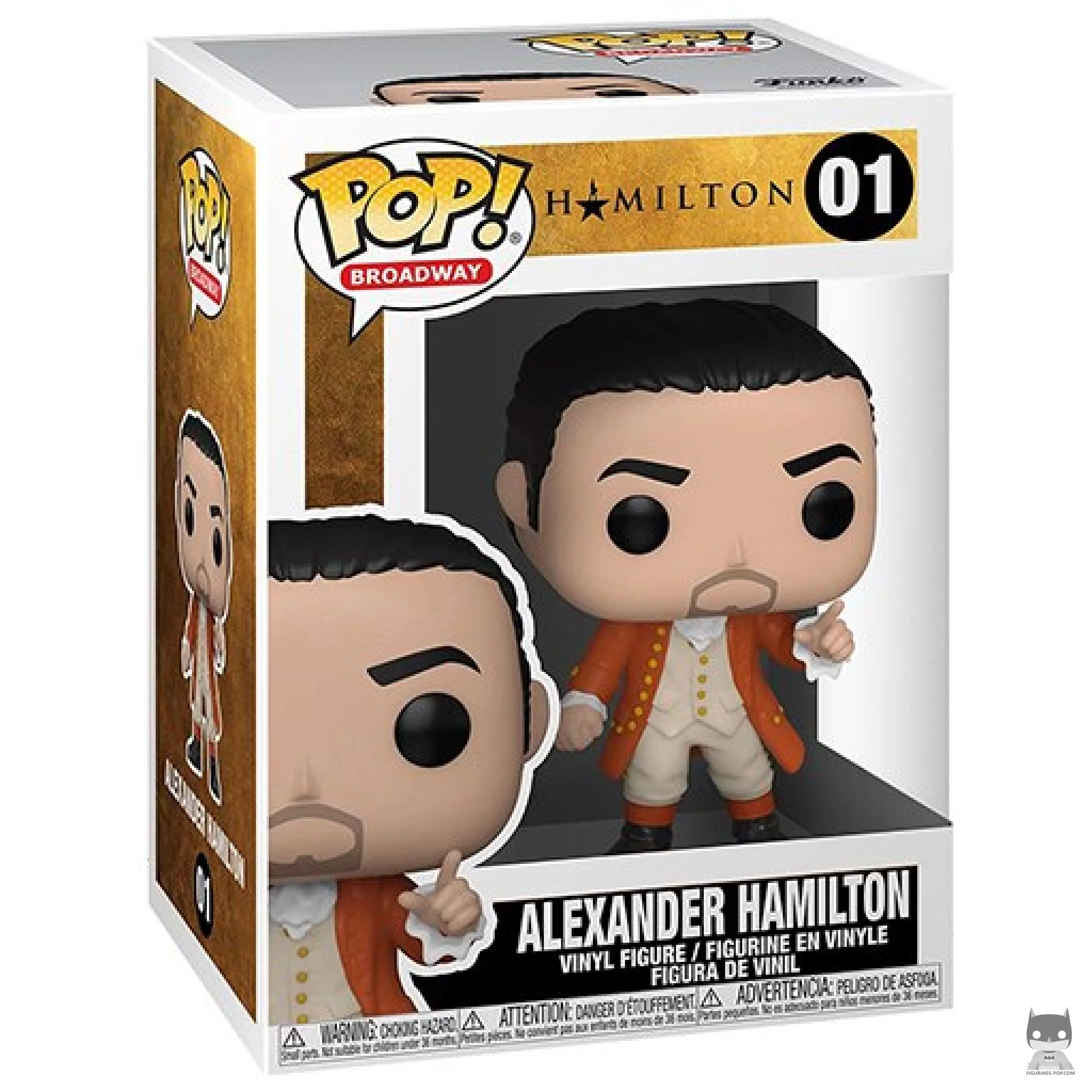 Figurine Funko POP Alexander Hamilton avec boîte