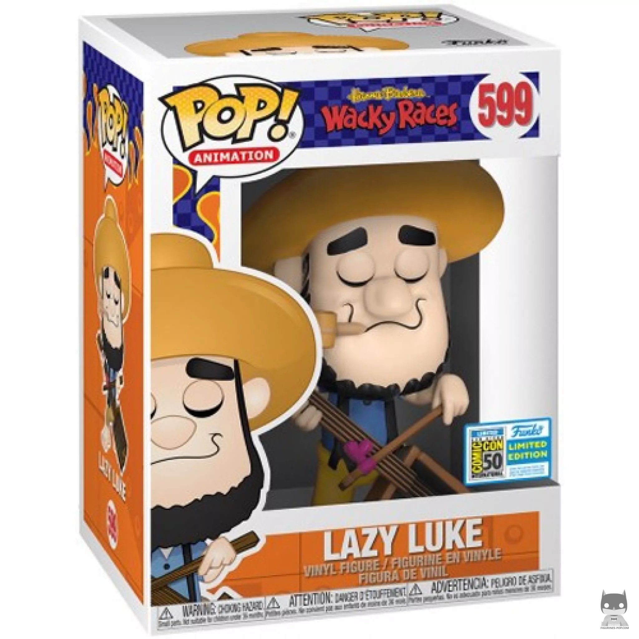 Figurine Funko POP Lazy Luke avec boîte