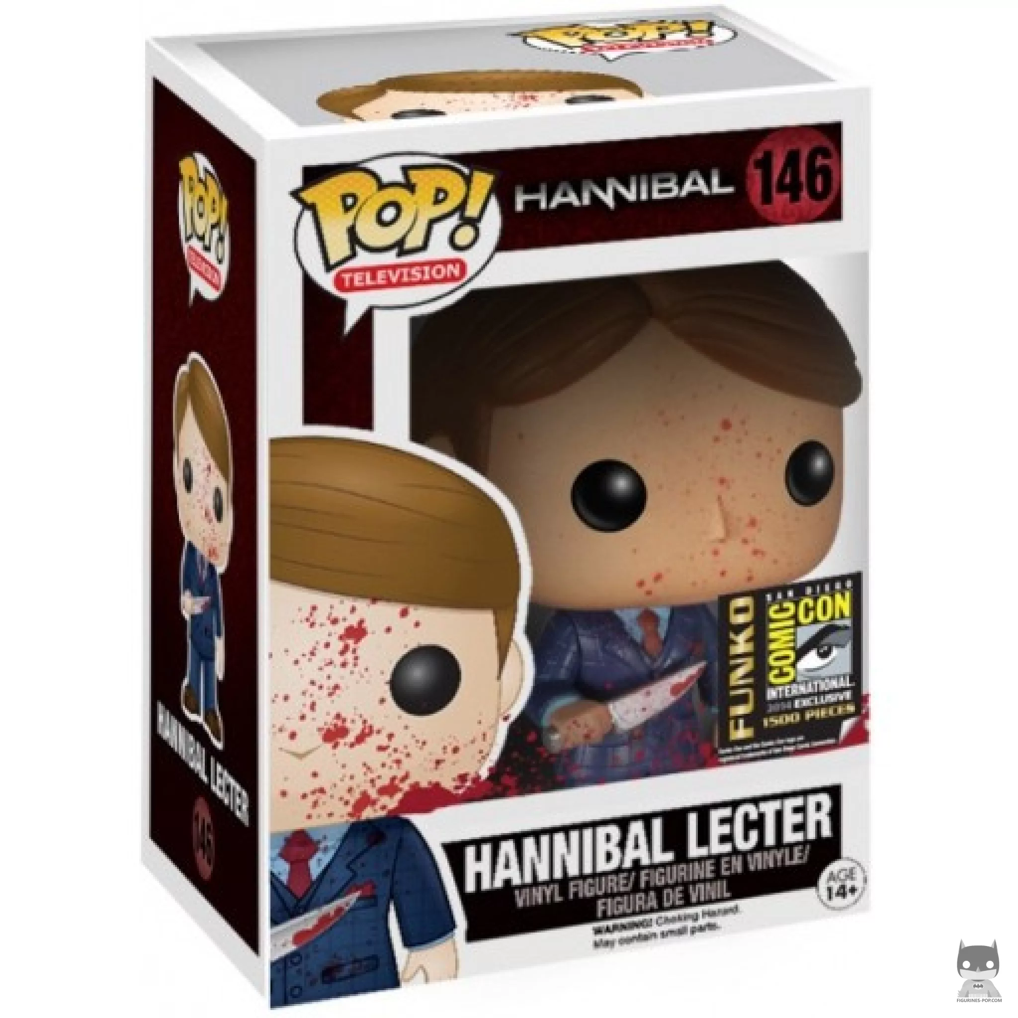Figurine Funko POP Hannibal Lecter (Bloody) avec boîte