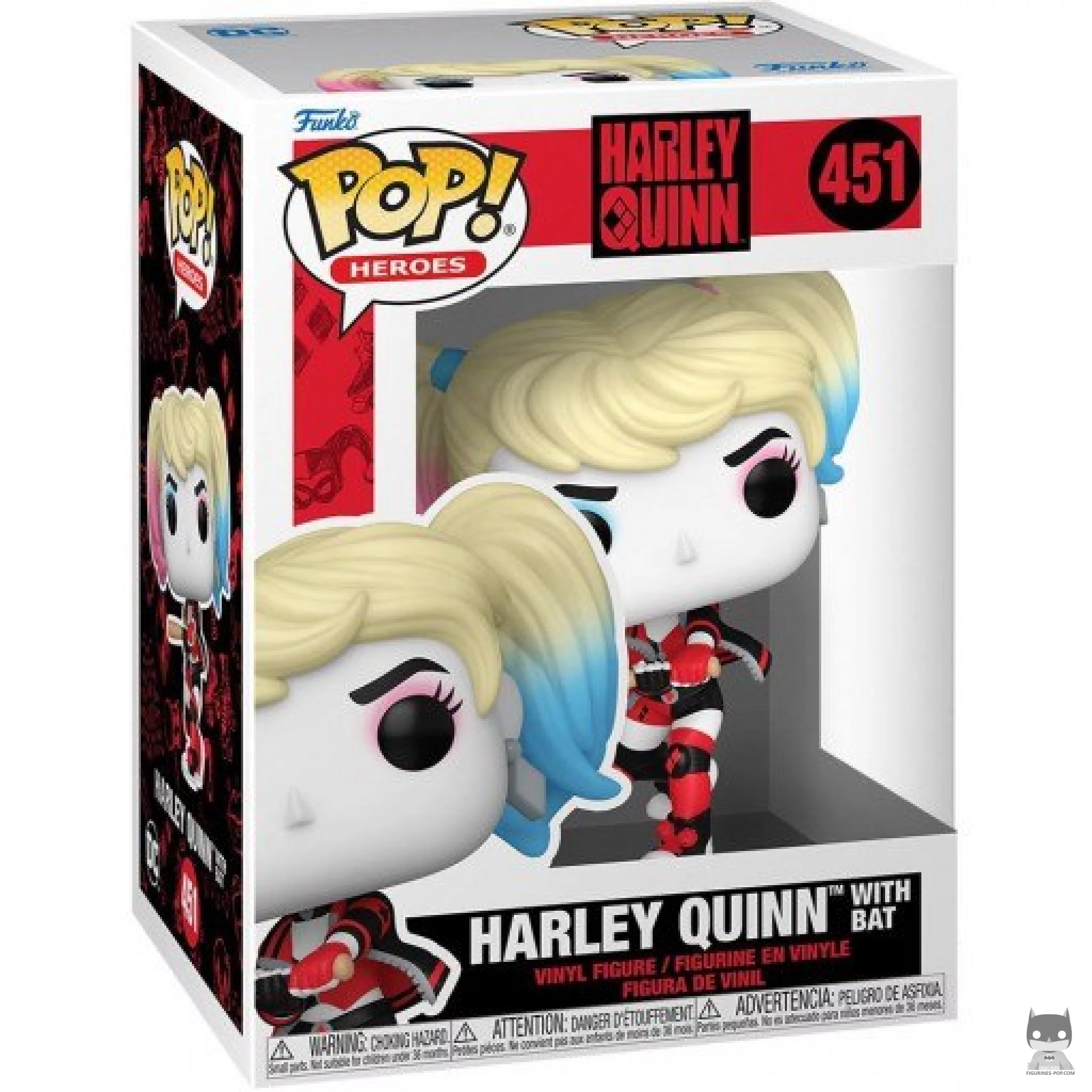 Figurine Funko POP Harley Quinn avec Batte avec boîte