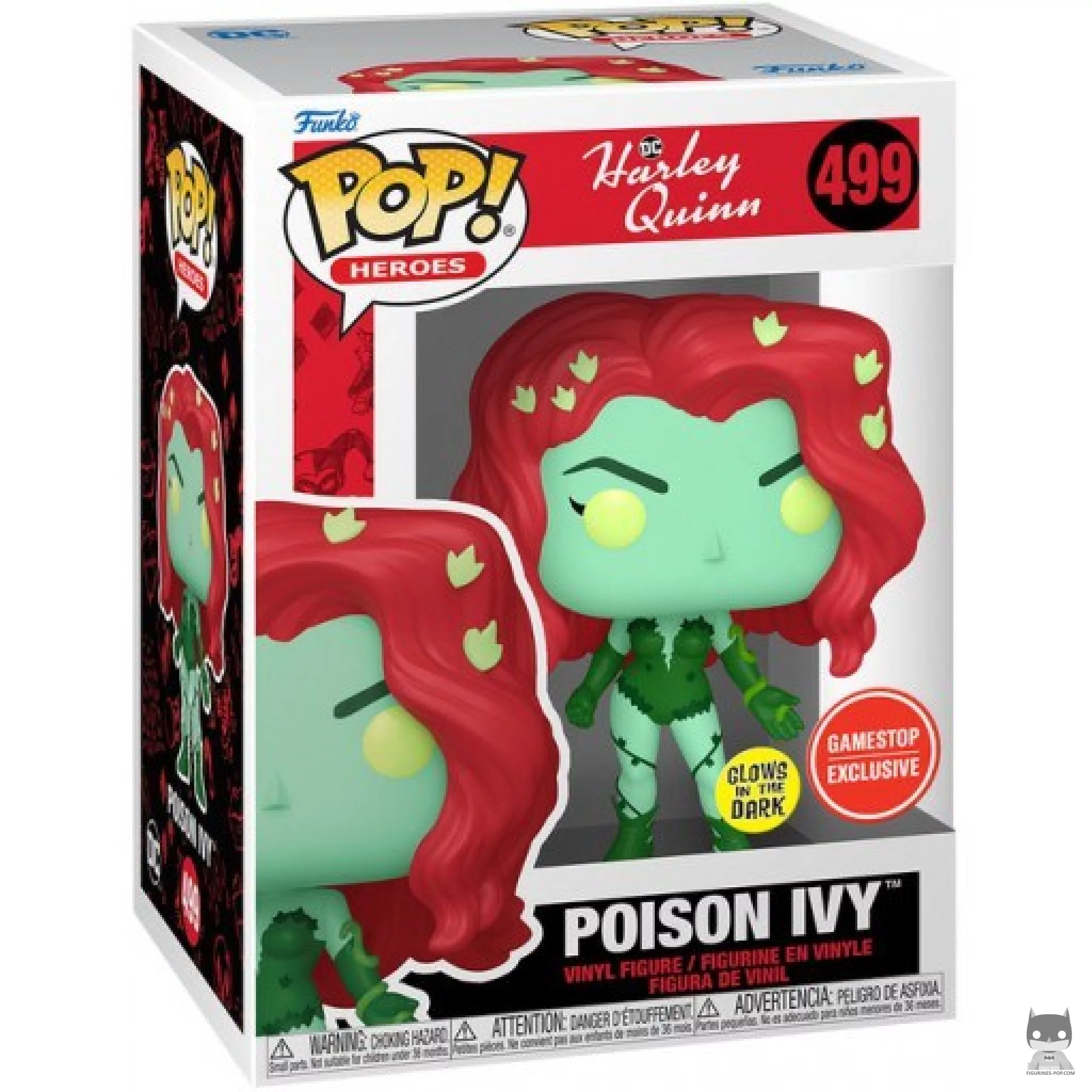 Figurine Funko POP Poison Ivy (Glow in the Dark) avec boîte