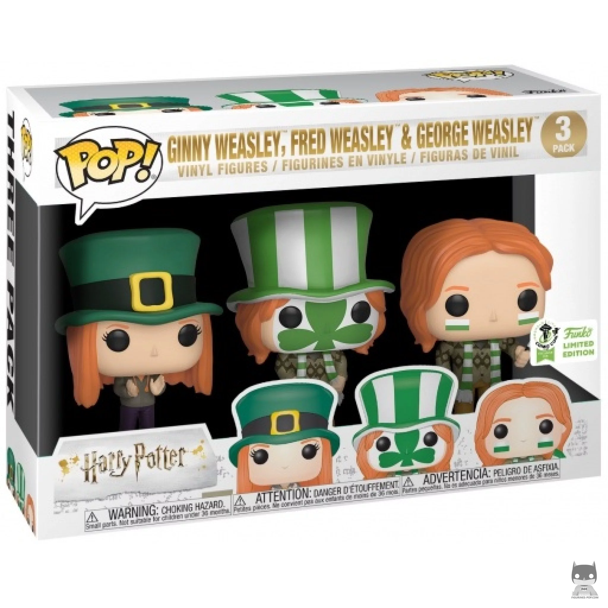 Figurine Funko POP Ginny, Fred & George Weasley avec boîte