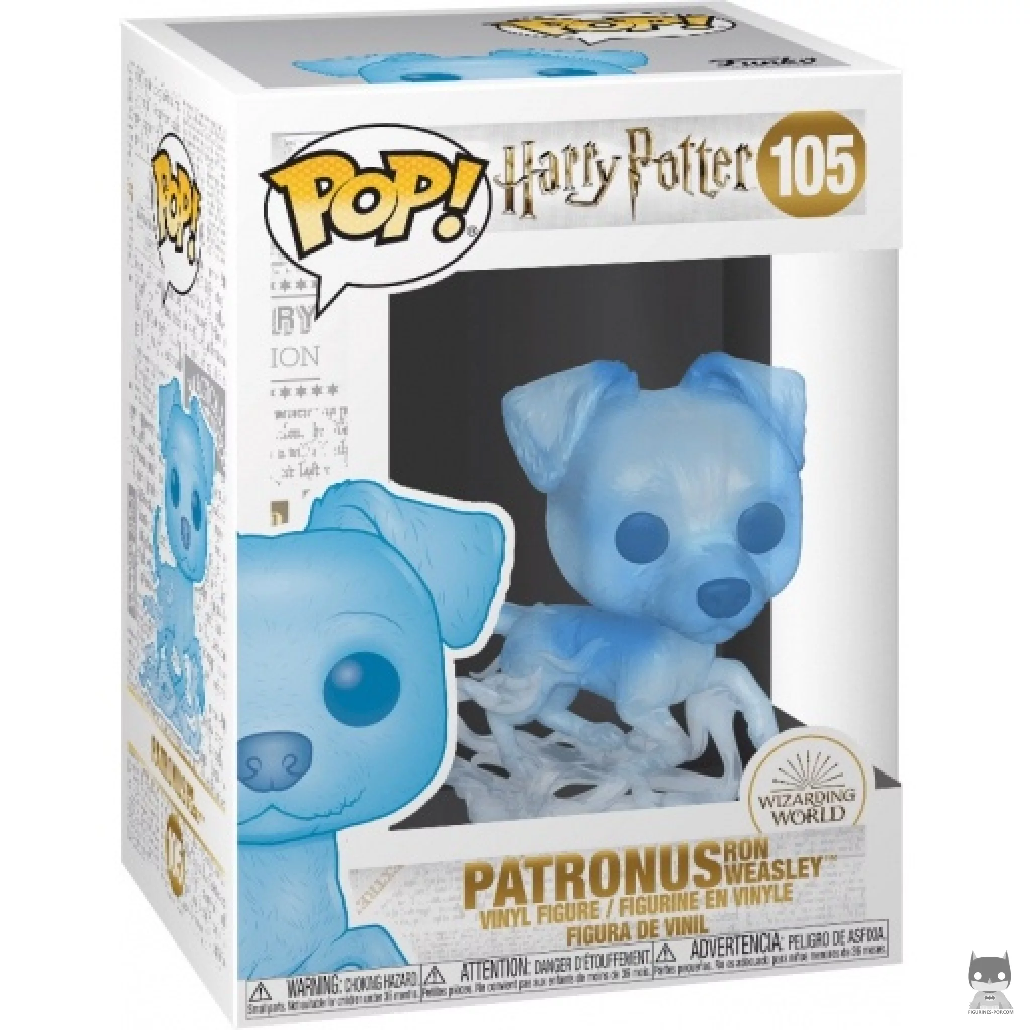 Figurine Funko POP Patronus Ron Weasley (Translucent) avec boîte