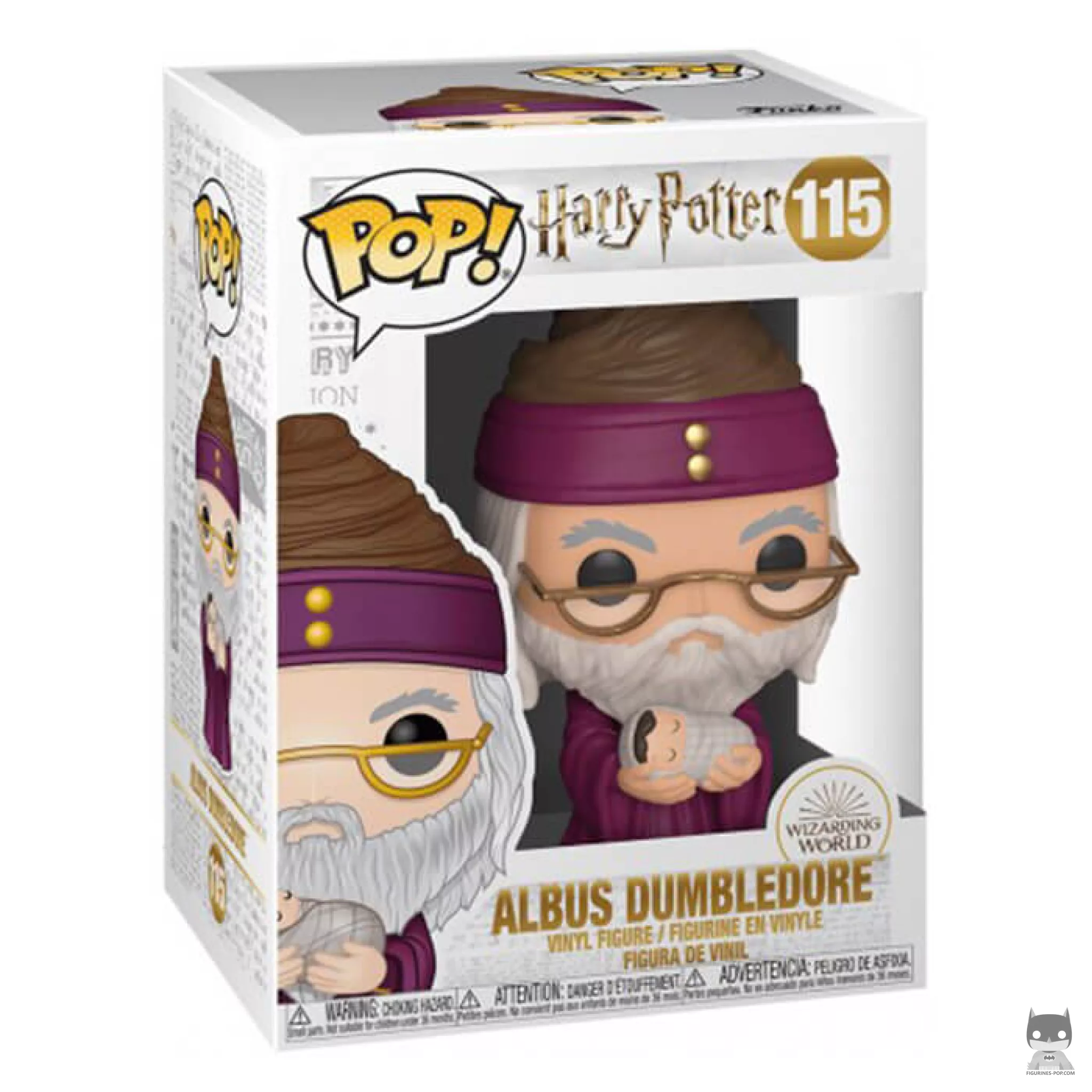 Figurine Funko POP Dumbledore avec Harry bébé avec boîte