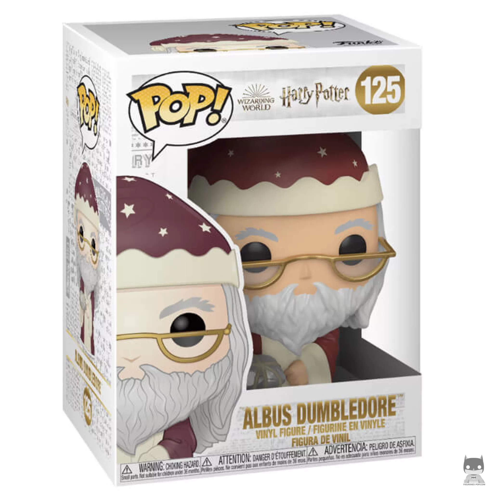 Figurine Funko POP Albus Dumbledore à Noël avec boîte