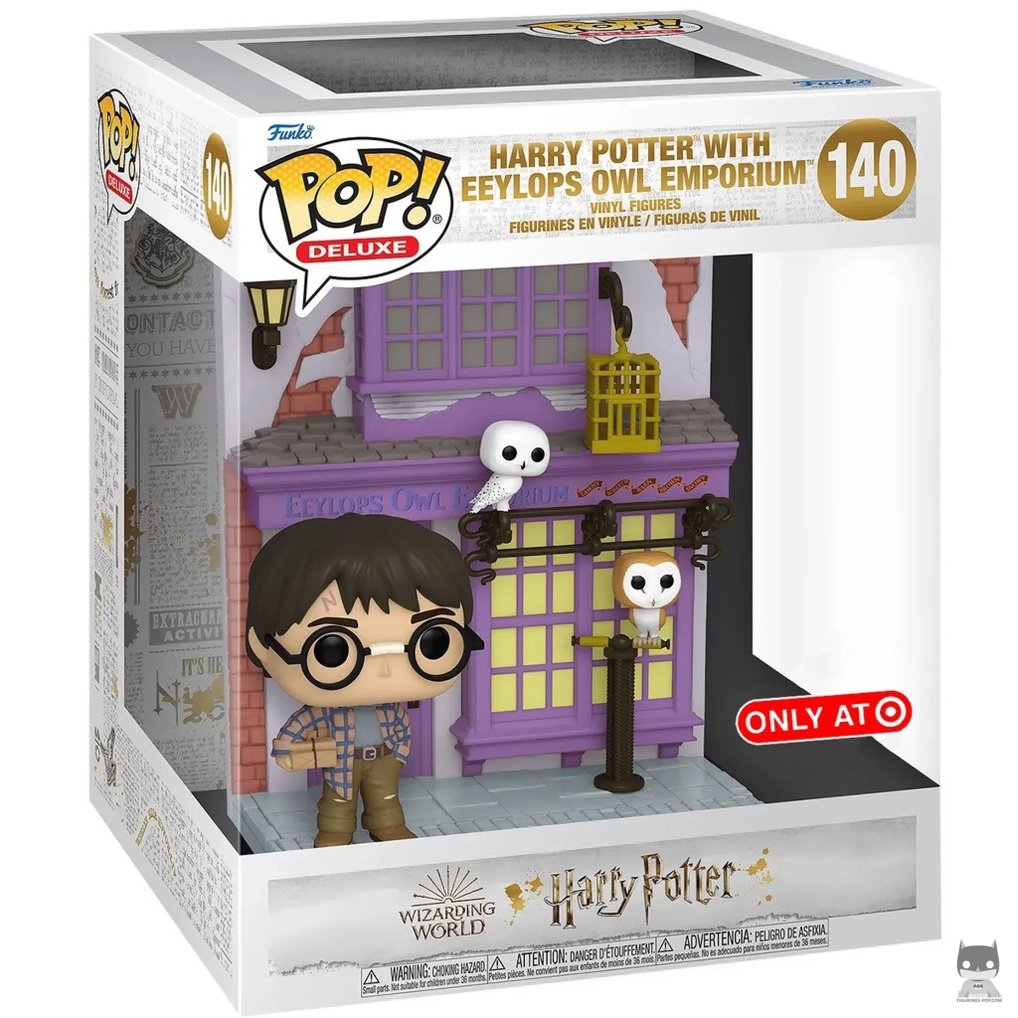 Figurine Funko POP Harry Potter devant le Royaume du Hibou (Chemin de Traverse) avec boîte