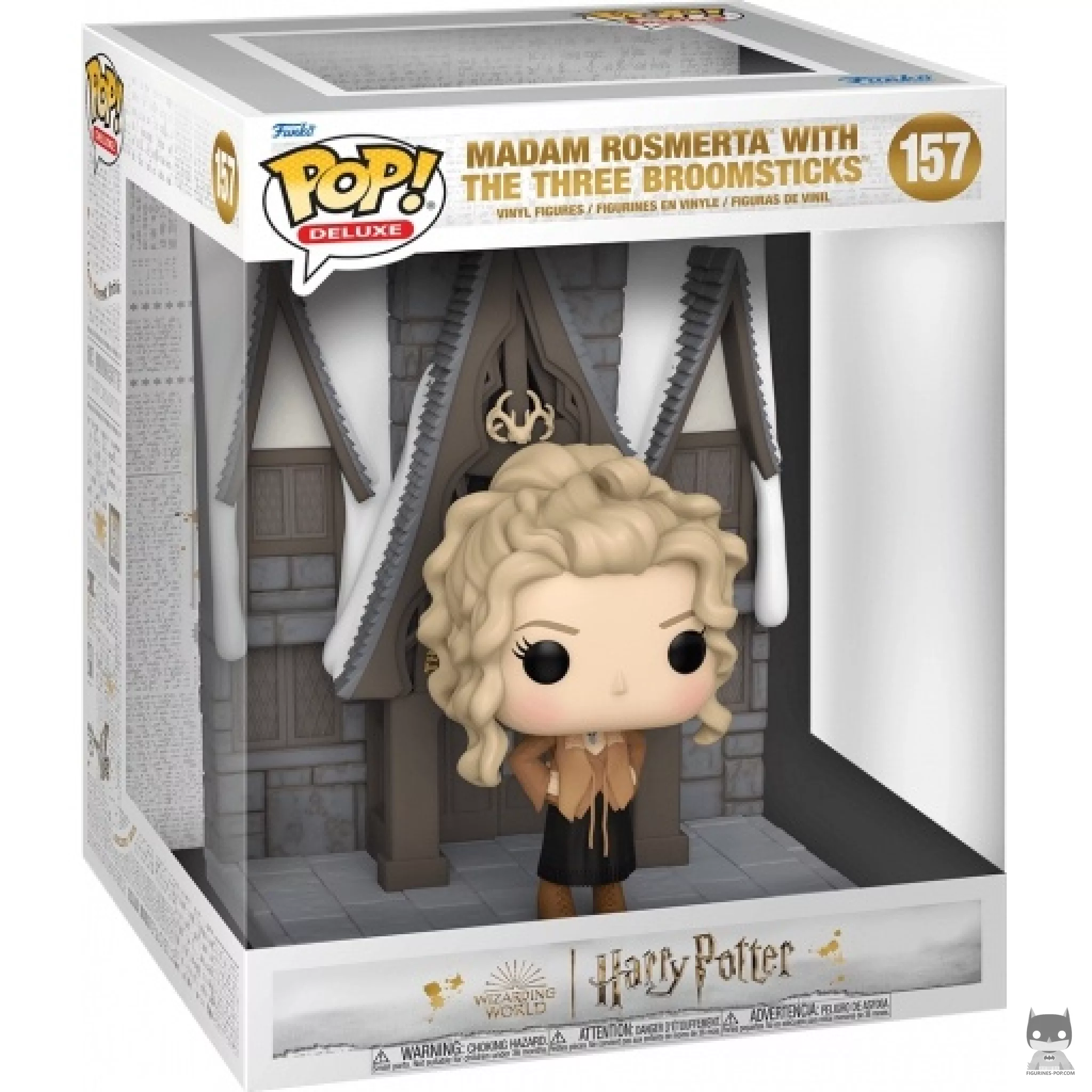 Figurine Funko POP Madame Rosmerta devant Les Trois Balais (Pré-au-Lard) avec boîte