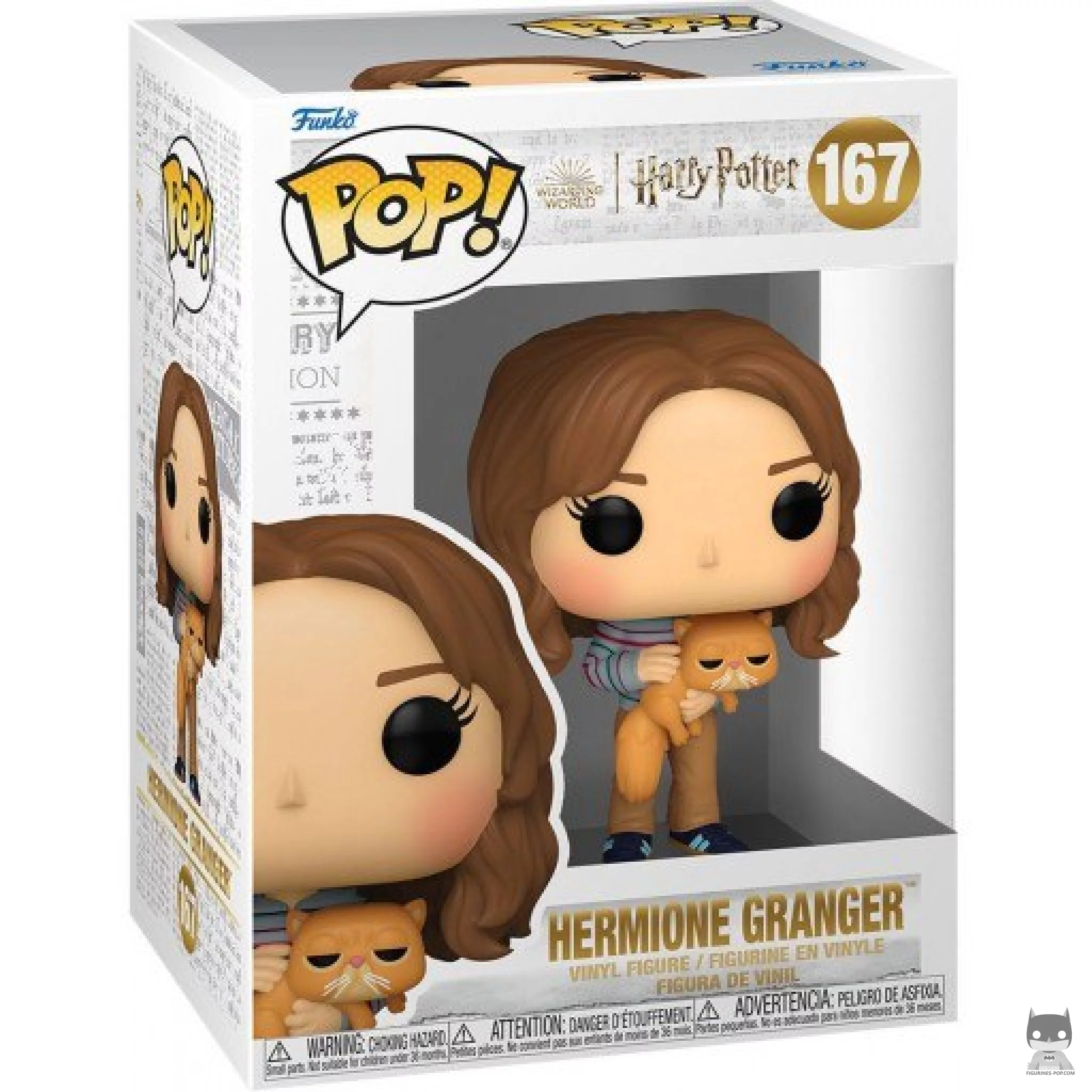 Figurine Funko POP Hermione Granger avec Pattenrond avec boîte