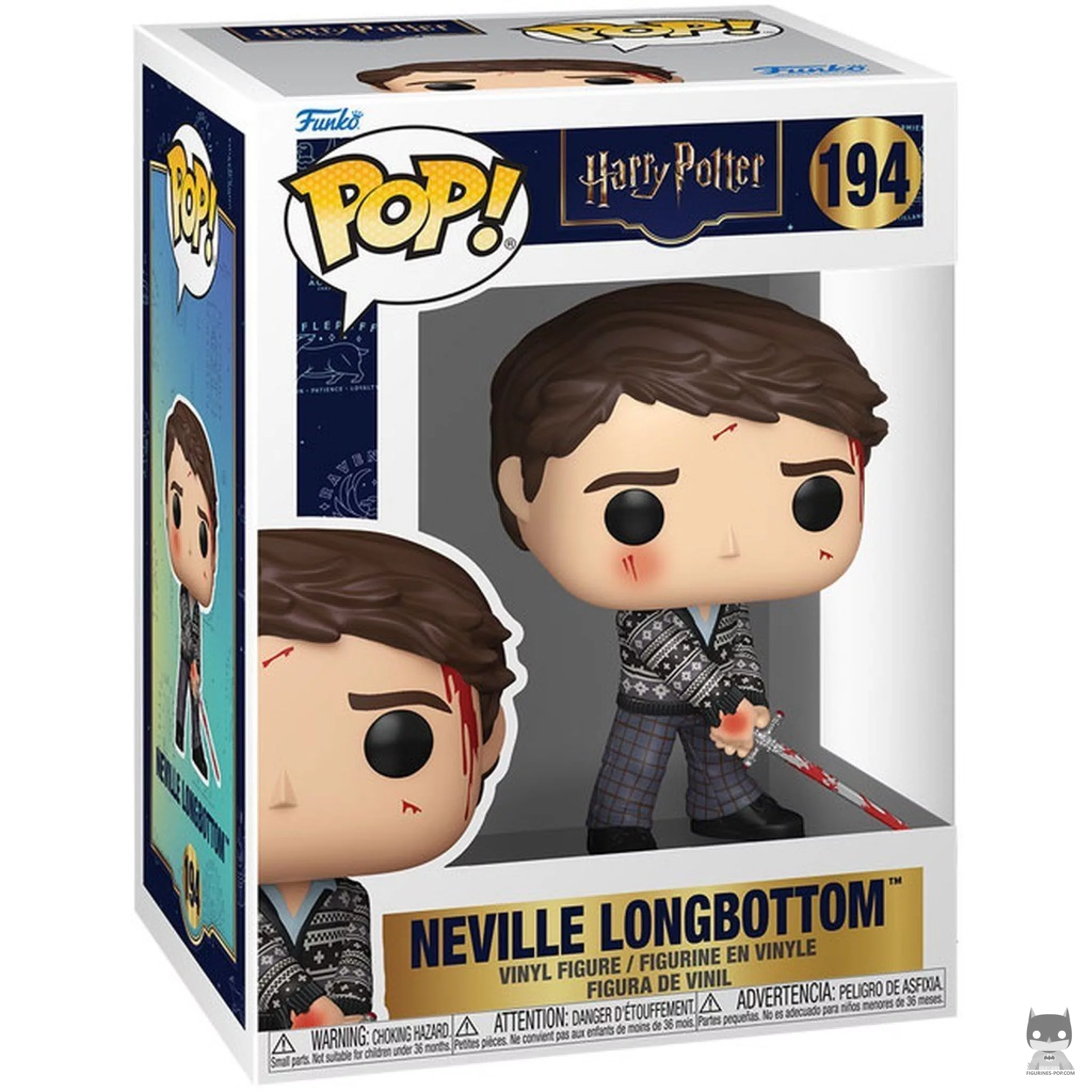 Figurine Funko POP Neville Londubat (avec l'épée de Gryffondor) avec boîte