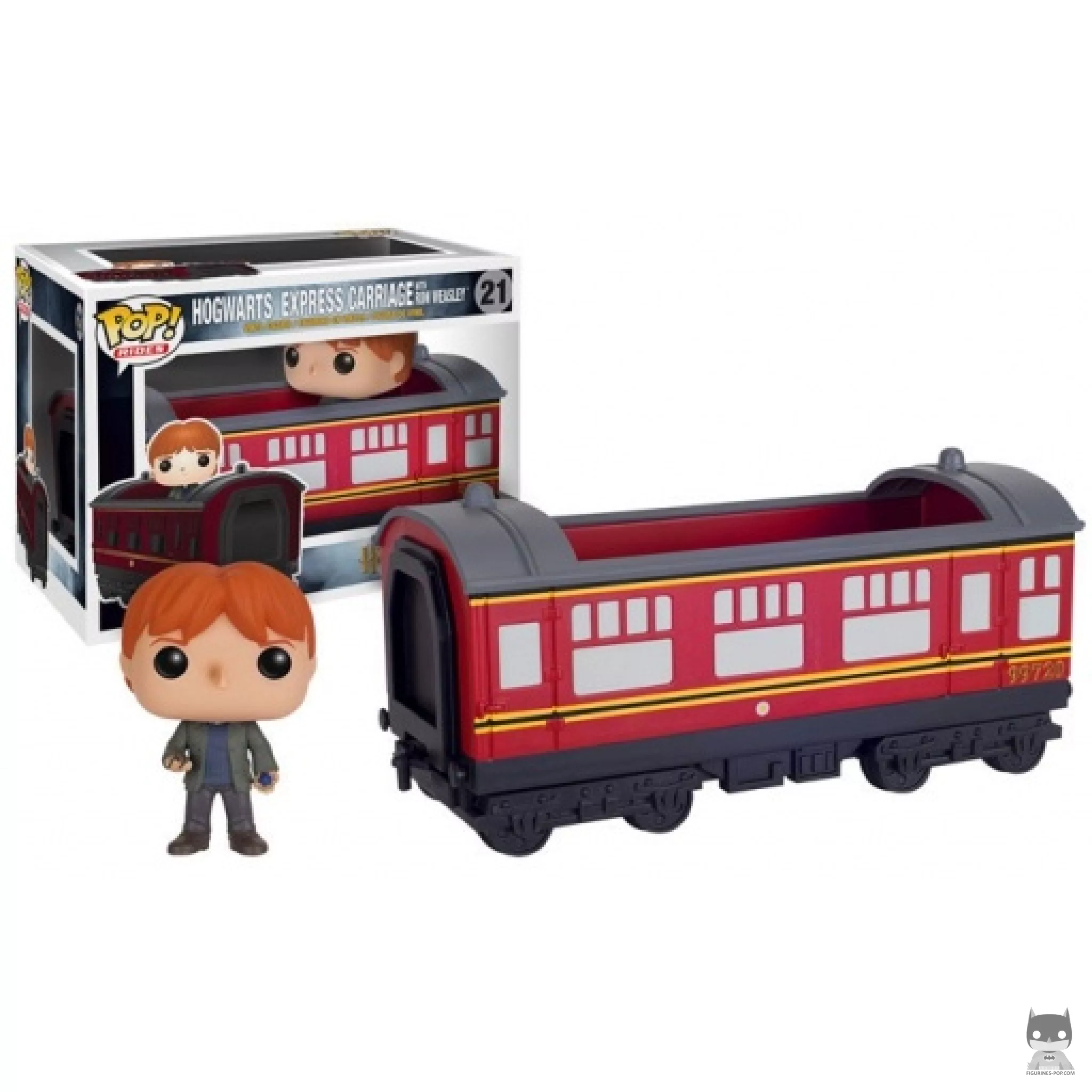 Figurine Funko POP Ron Weasley avec Poudlard Express avec boîte