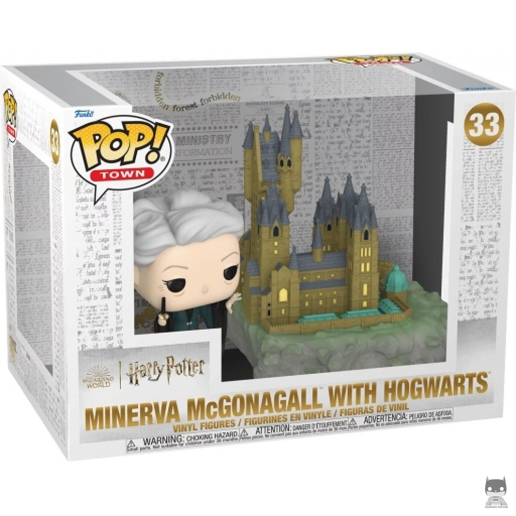 Figurine Funko POP Minerva McGonagall avec Poudlard avec boîte