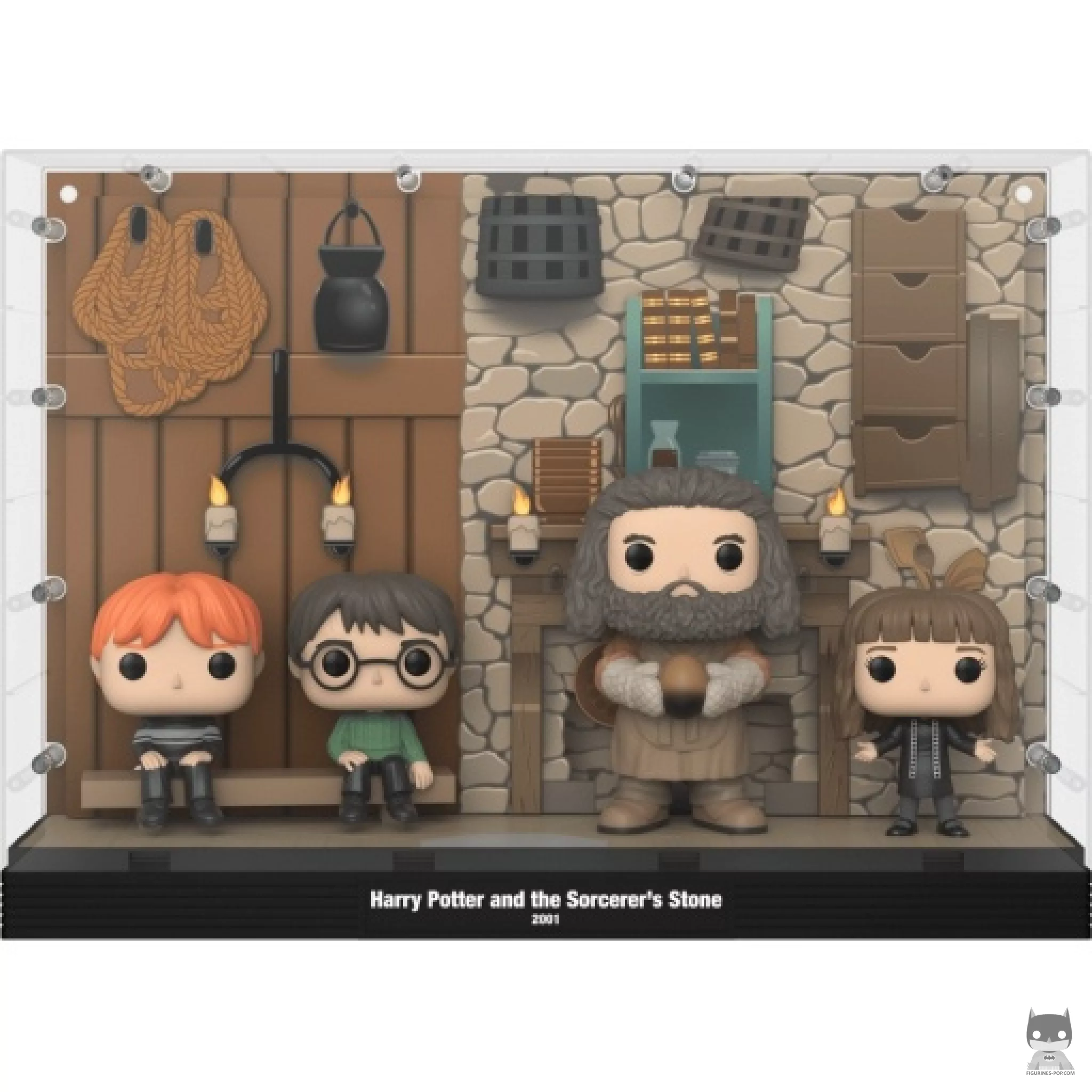 Figurine Funko POP La Cabane d'Hagrid (Ron, Harry, Hagrid & Hermione) (Harry Potter)