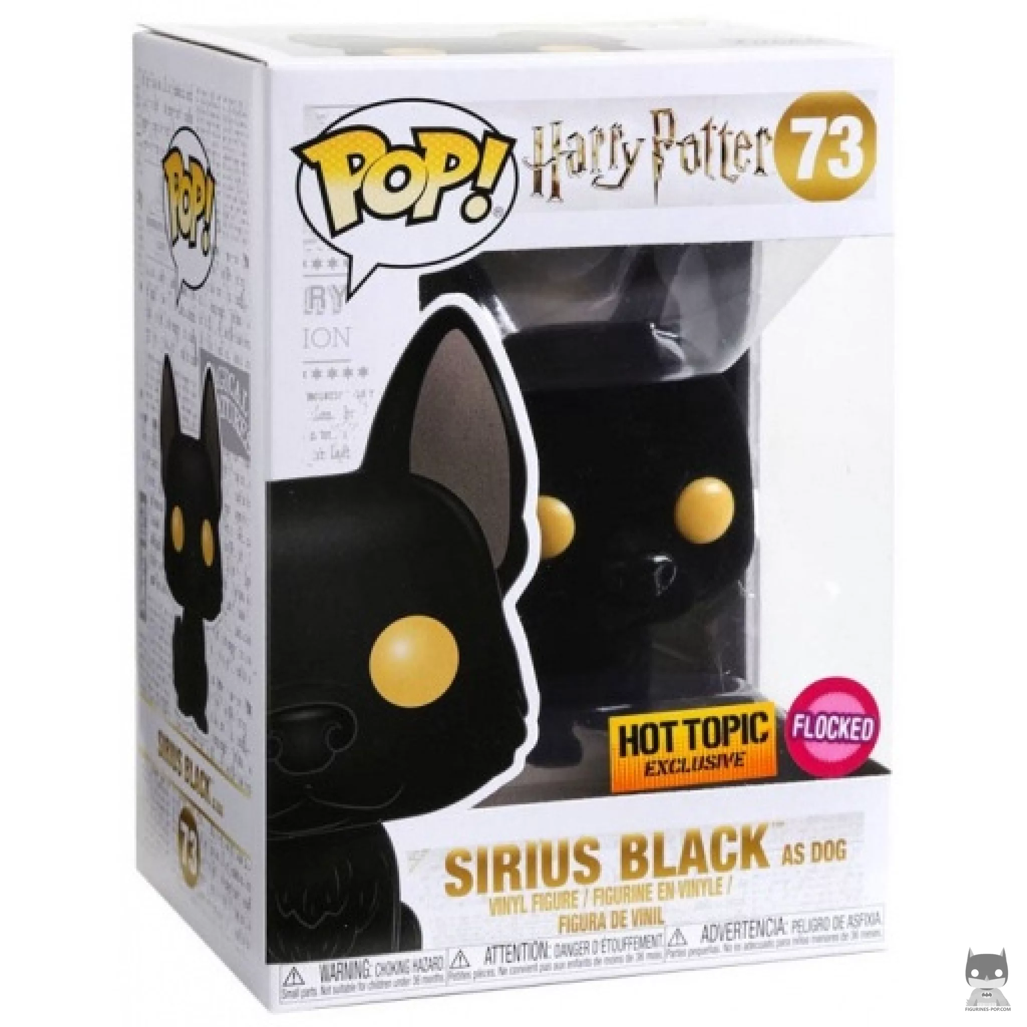 Figurine Funko POP Sirius Black en Chien (Flocked) avec boîte