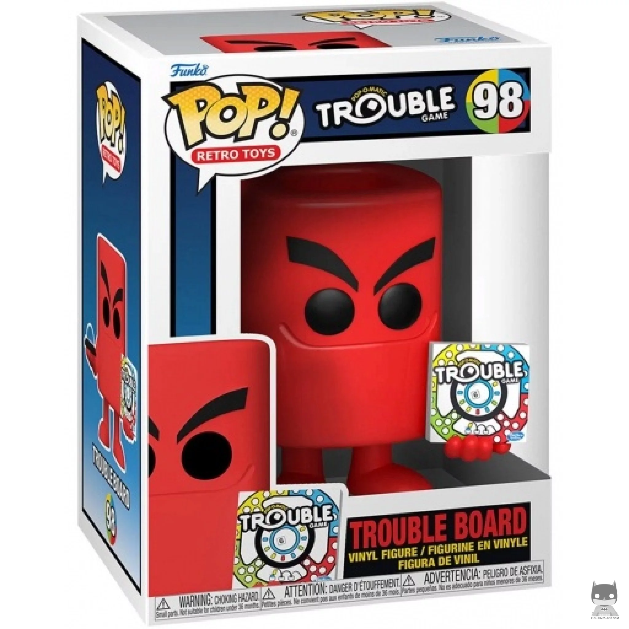 Figurine Funko POP Trouble Game avec boîte