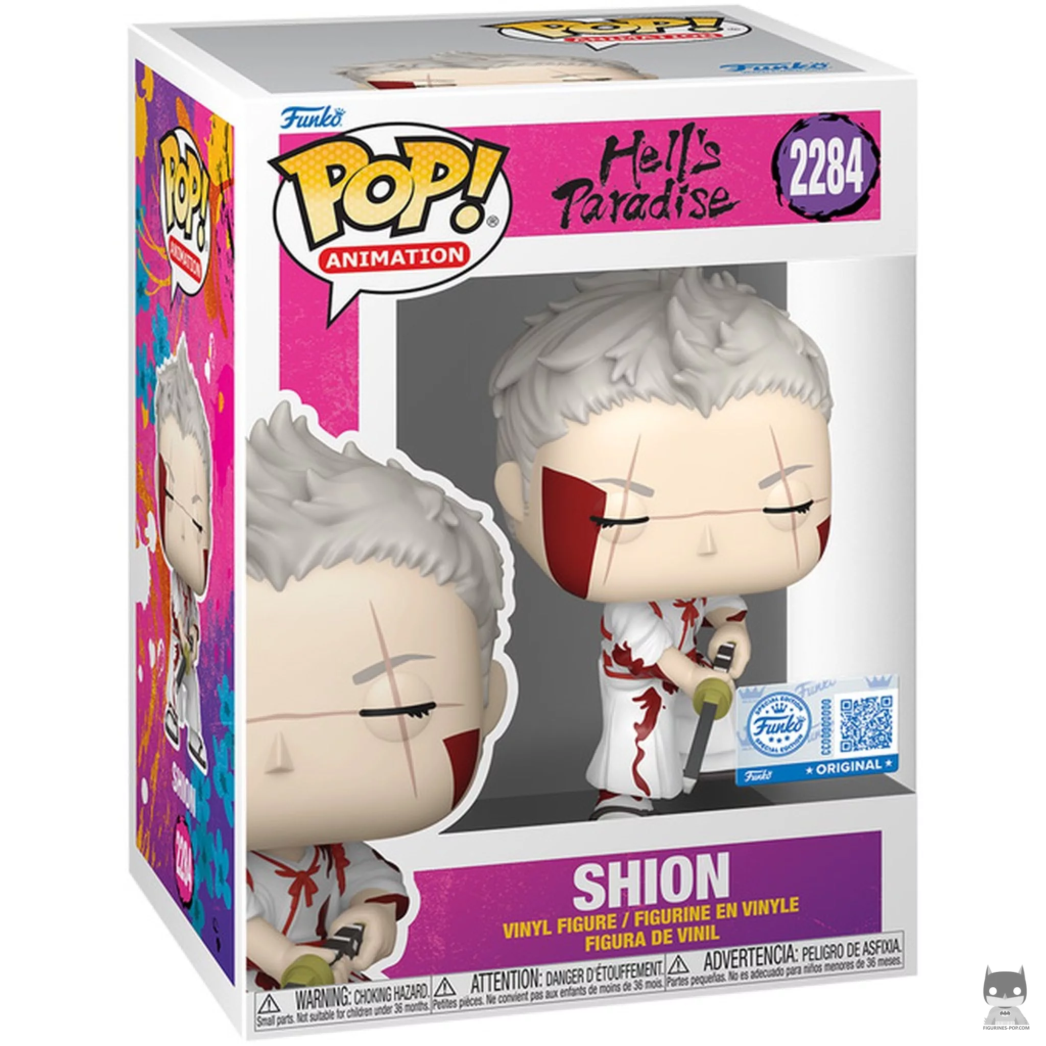 Figurine Funko POP Shion (ensanglanté) avec boîte
