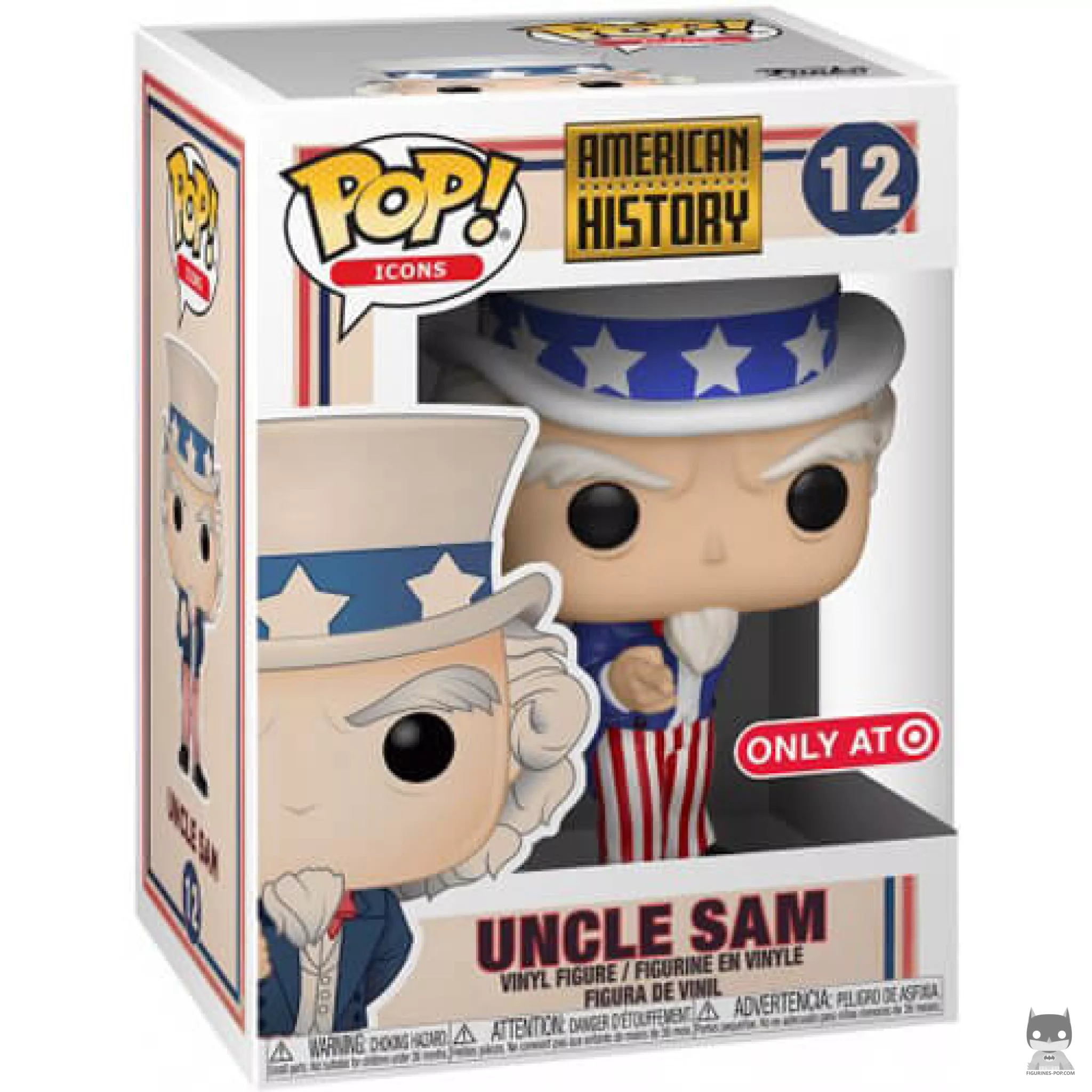 Figurine Funko POP Oncle Sam avec boîte