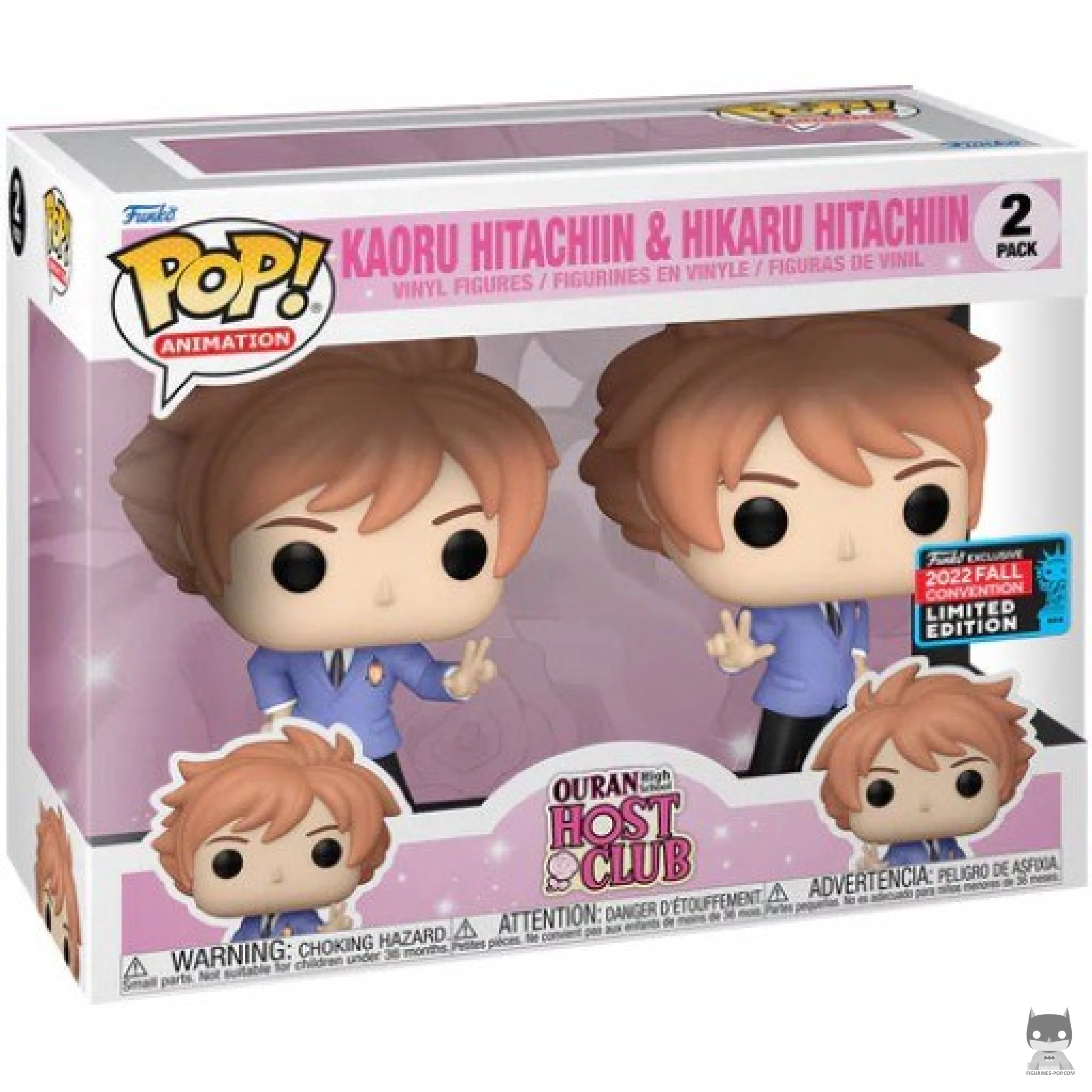 Figurine Funko POP Kaoru Hitachiin & Hikaru Hitachiin avec boîte