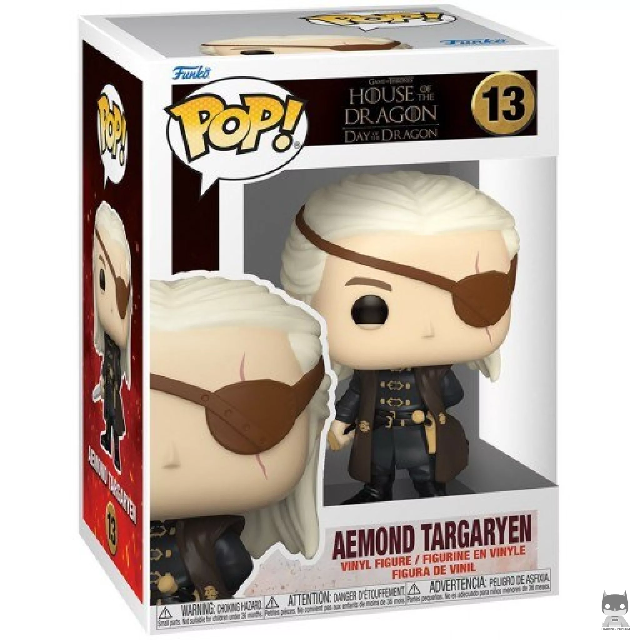 Figurine Funko POP Aemond Targaryen avec boîte