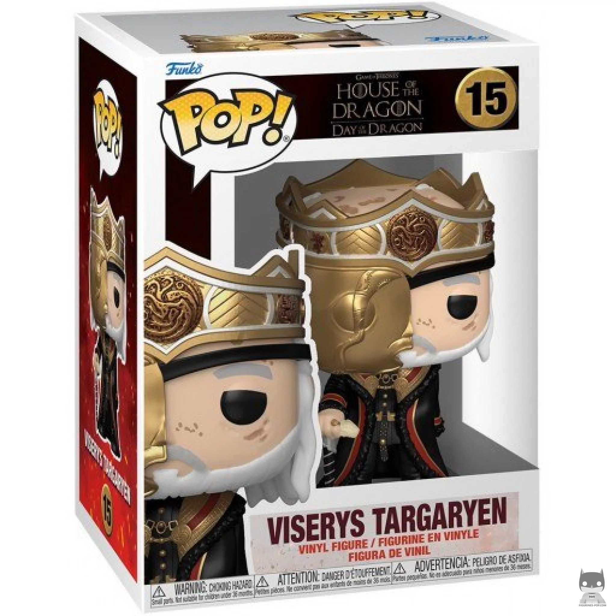 Figurine Funko POP Viserys Targaryen avec boîte