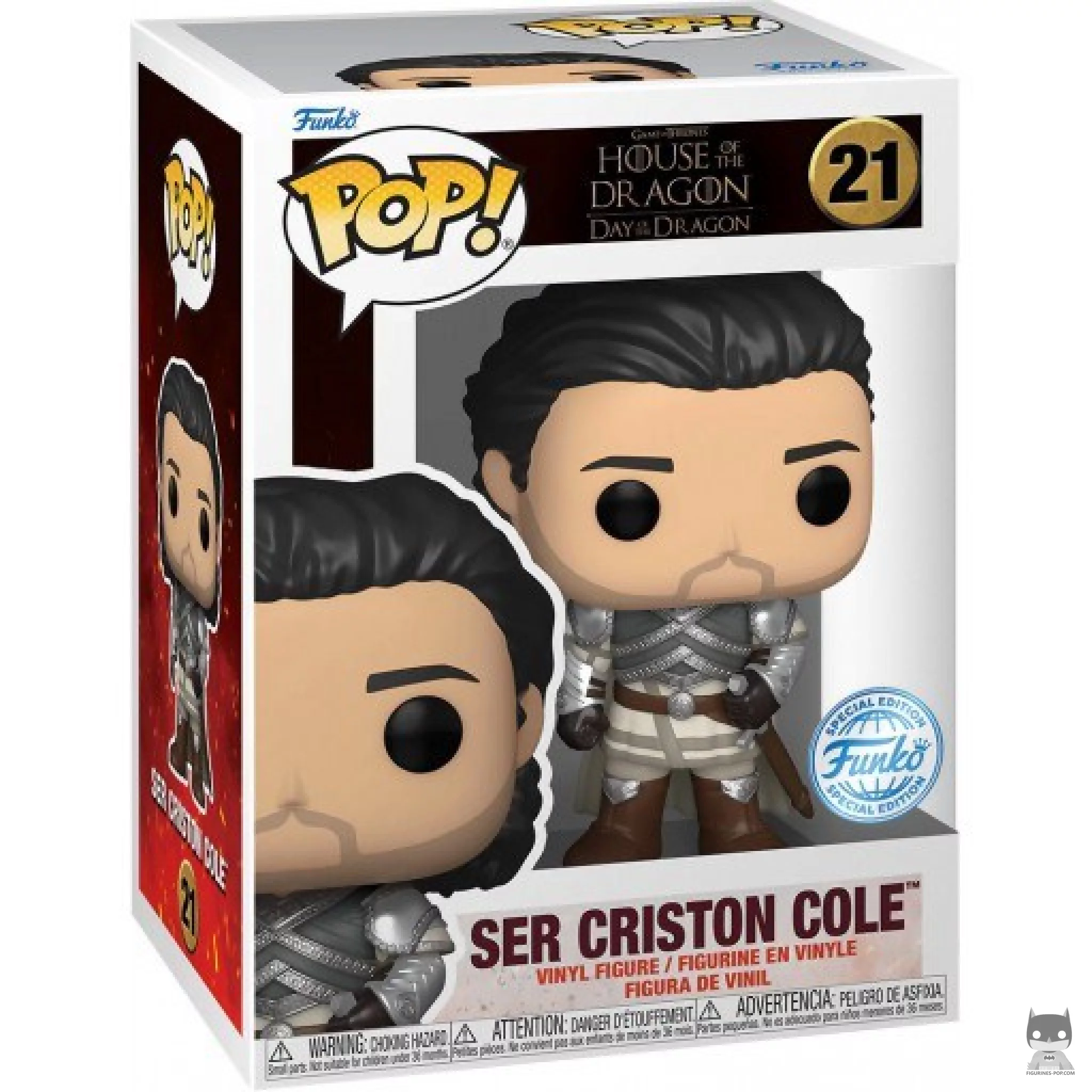 Figurine Funko POP Ser Criston Cole avec boîte