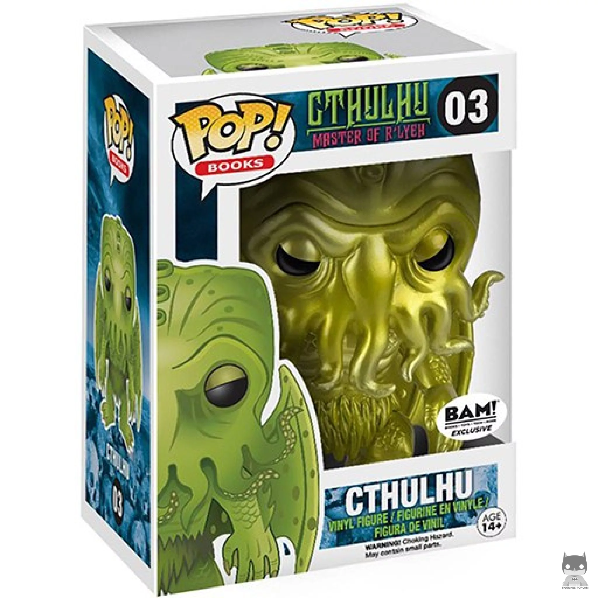 Figurine Funko POP Cthulhu (Metallic) avec boîte
