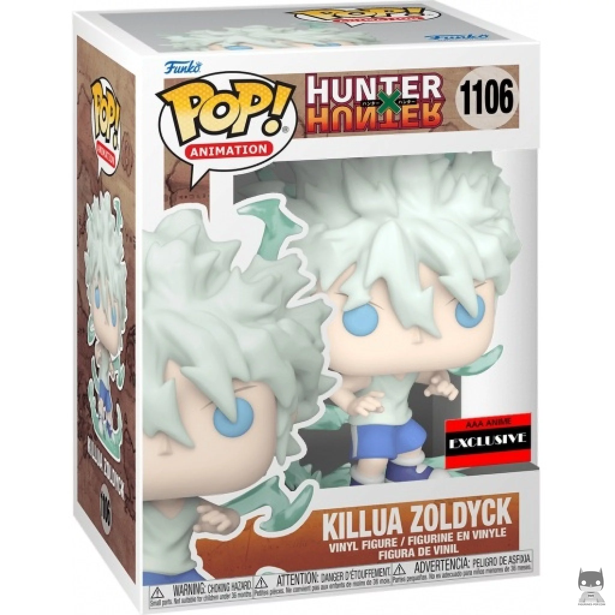 Figurine Funko POP Kirua Zoldyck avec boîte