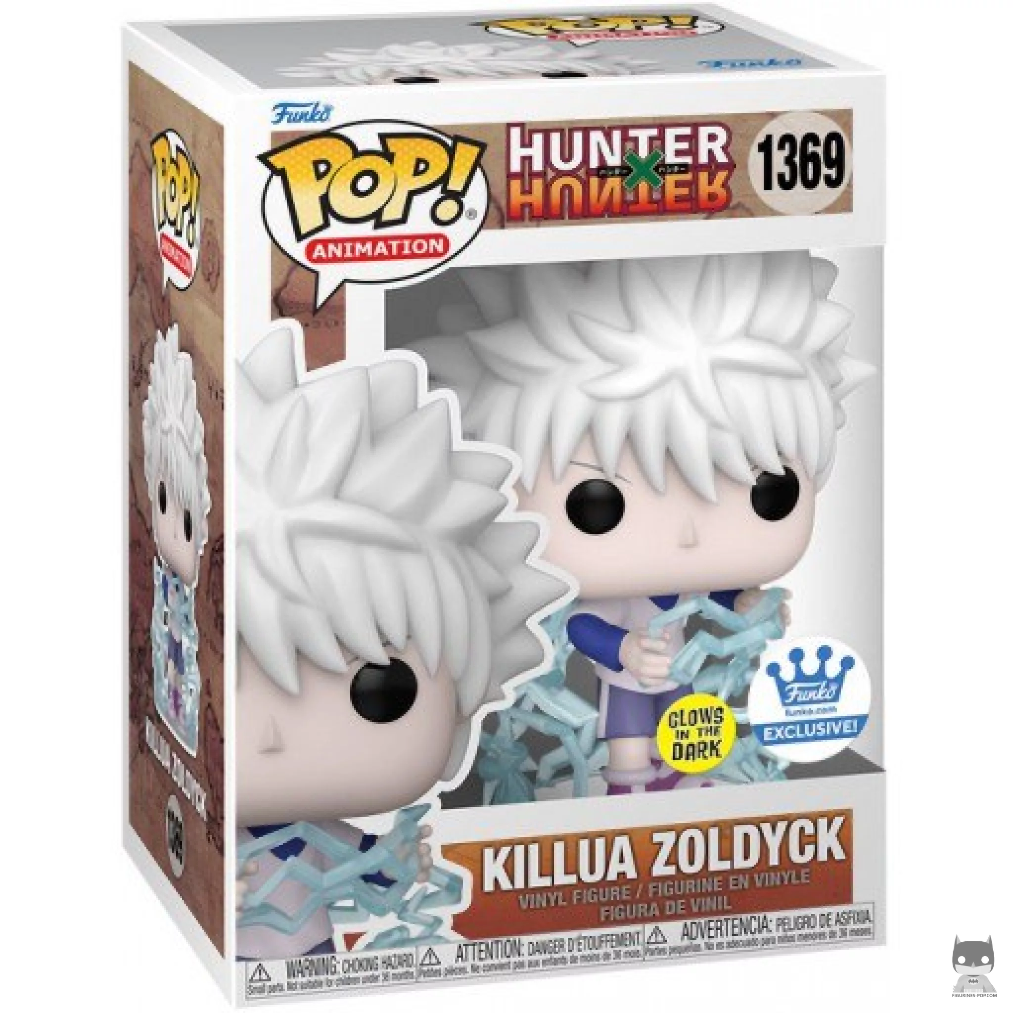 Figurine Funko POP Kirua Zoldick (Glow in the Dark) avec boîte