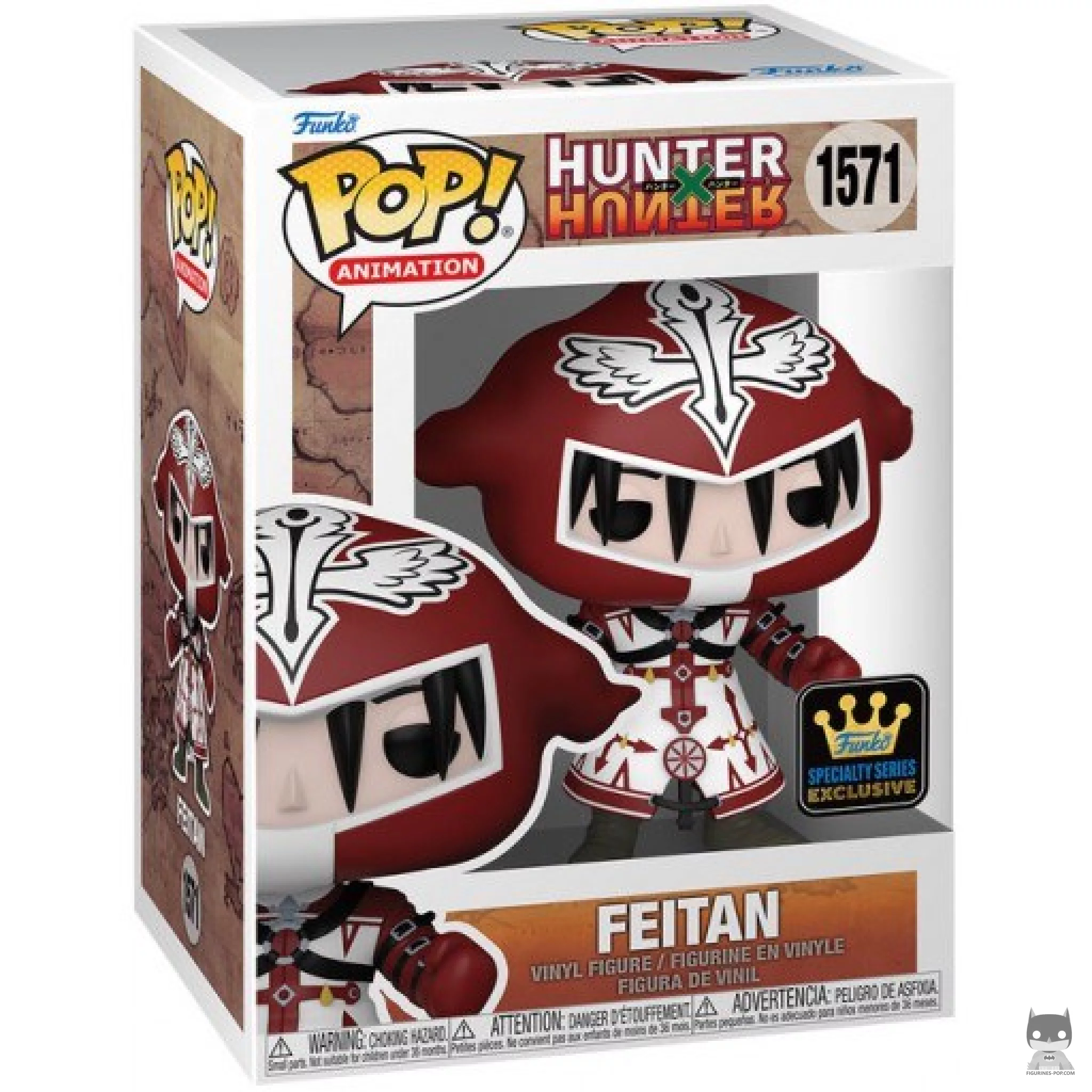 Figurine Funko POP Feitan (Pain Packer) avec boîte